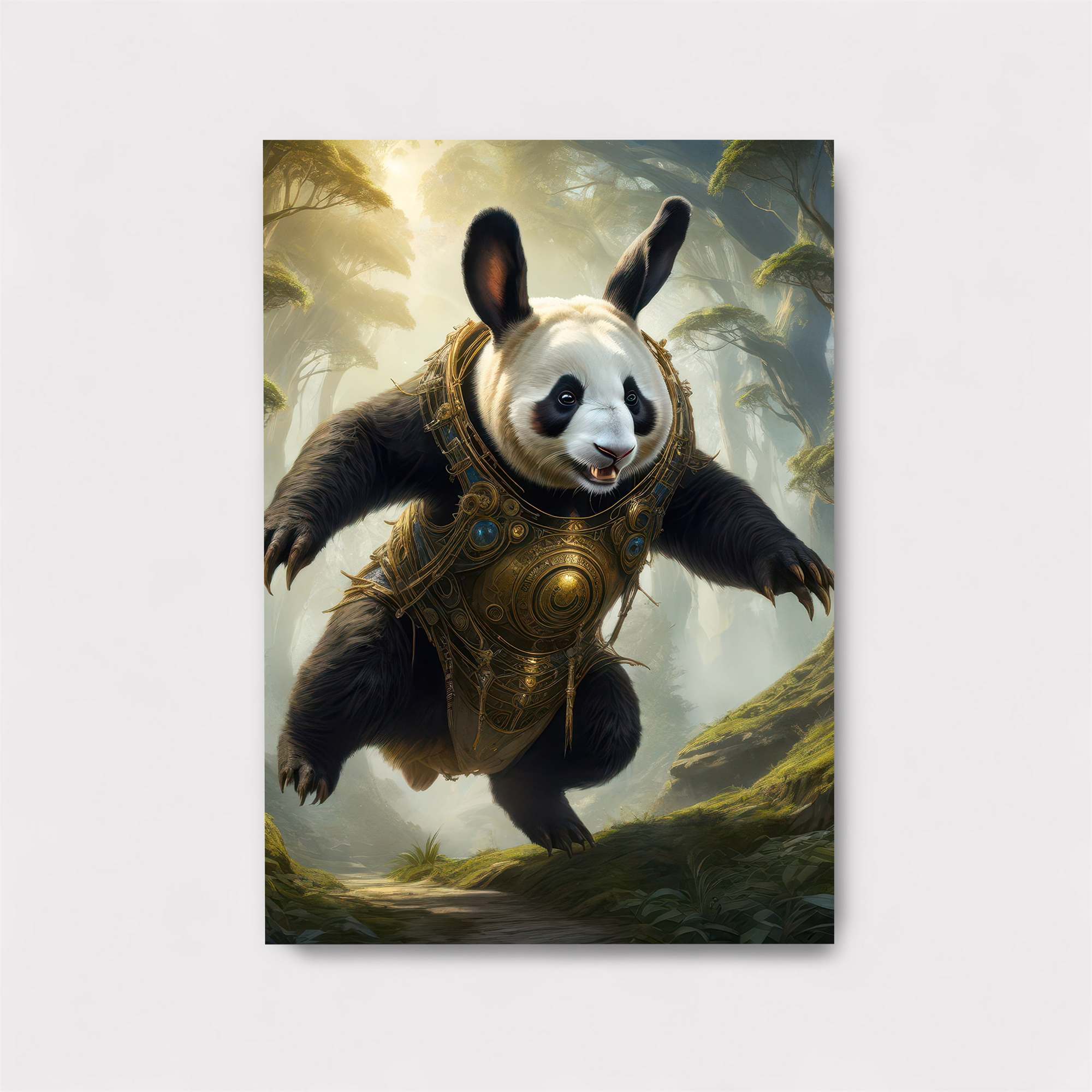 Panda Warrior Safe Wall Magnetic / M