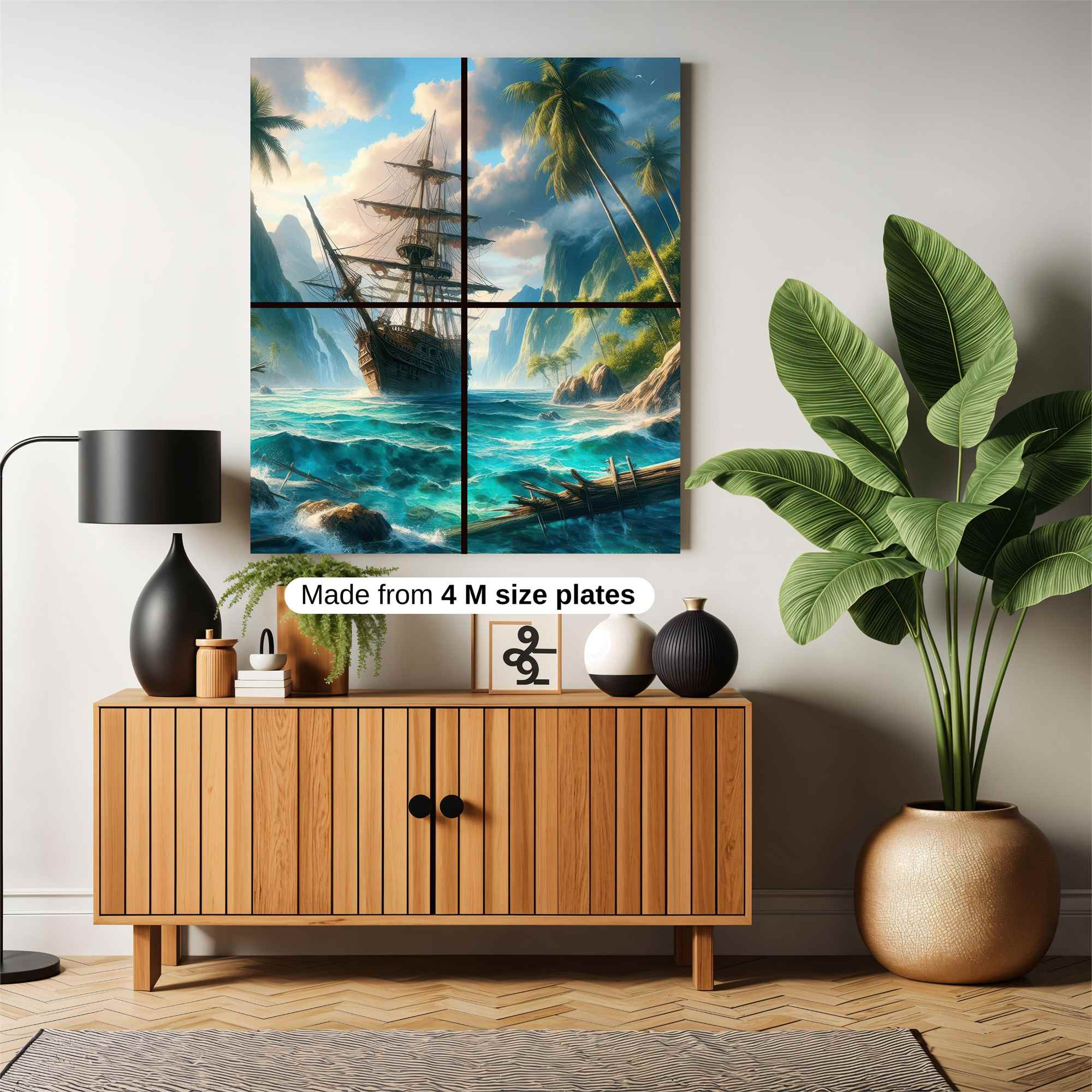 Pirate's Paradise Safe Wall Magnetic / M