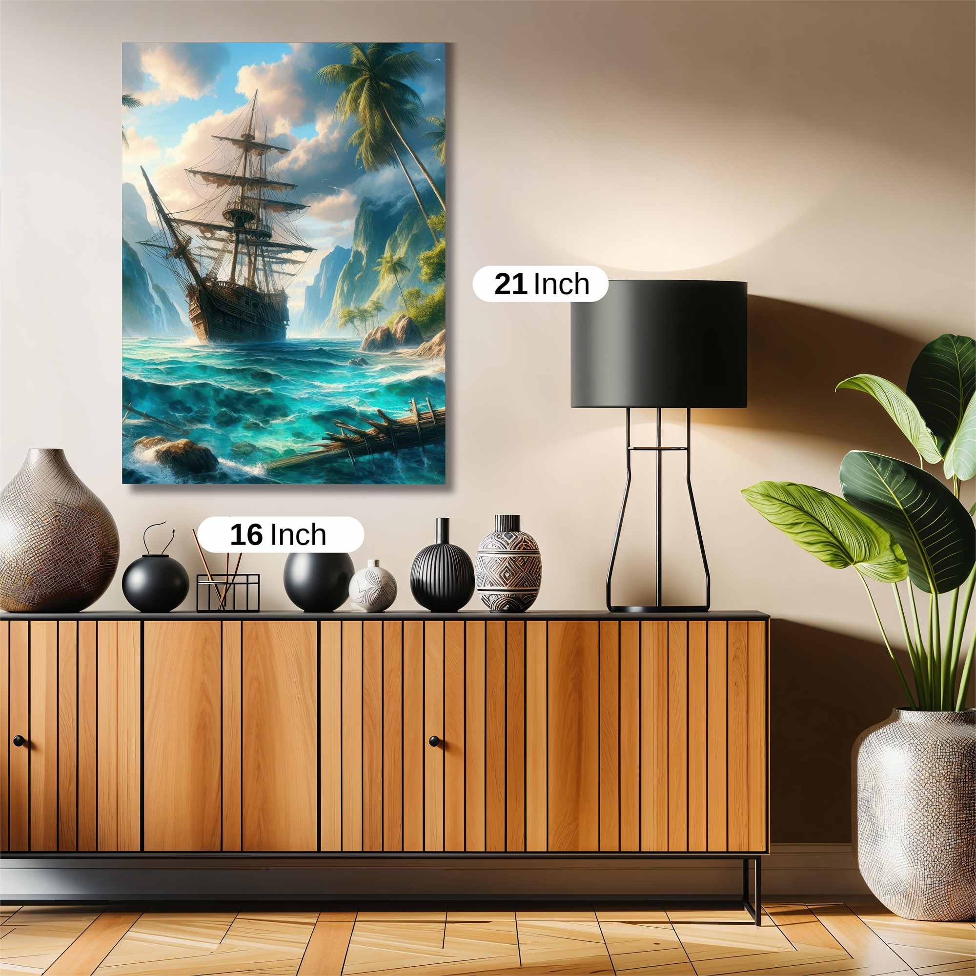 Pirate's Paradise Safe Wall Magnetic / M