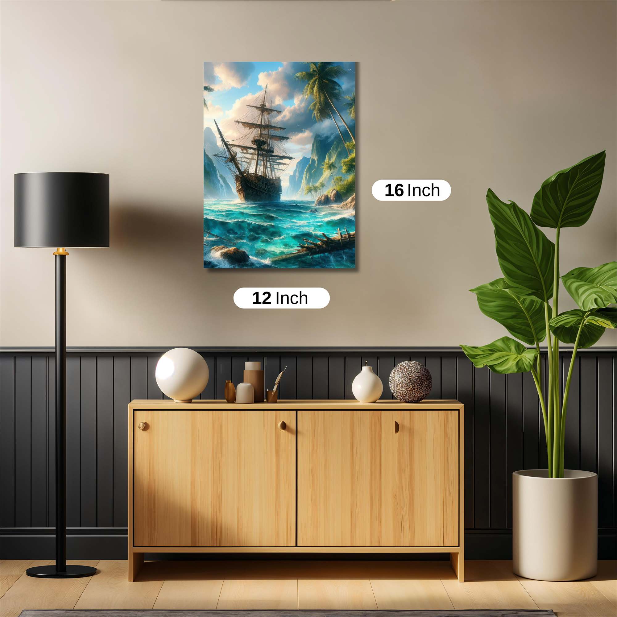 Pirate's Paradise Safe Wall Magnetic / M