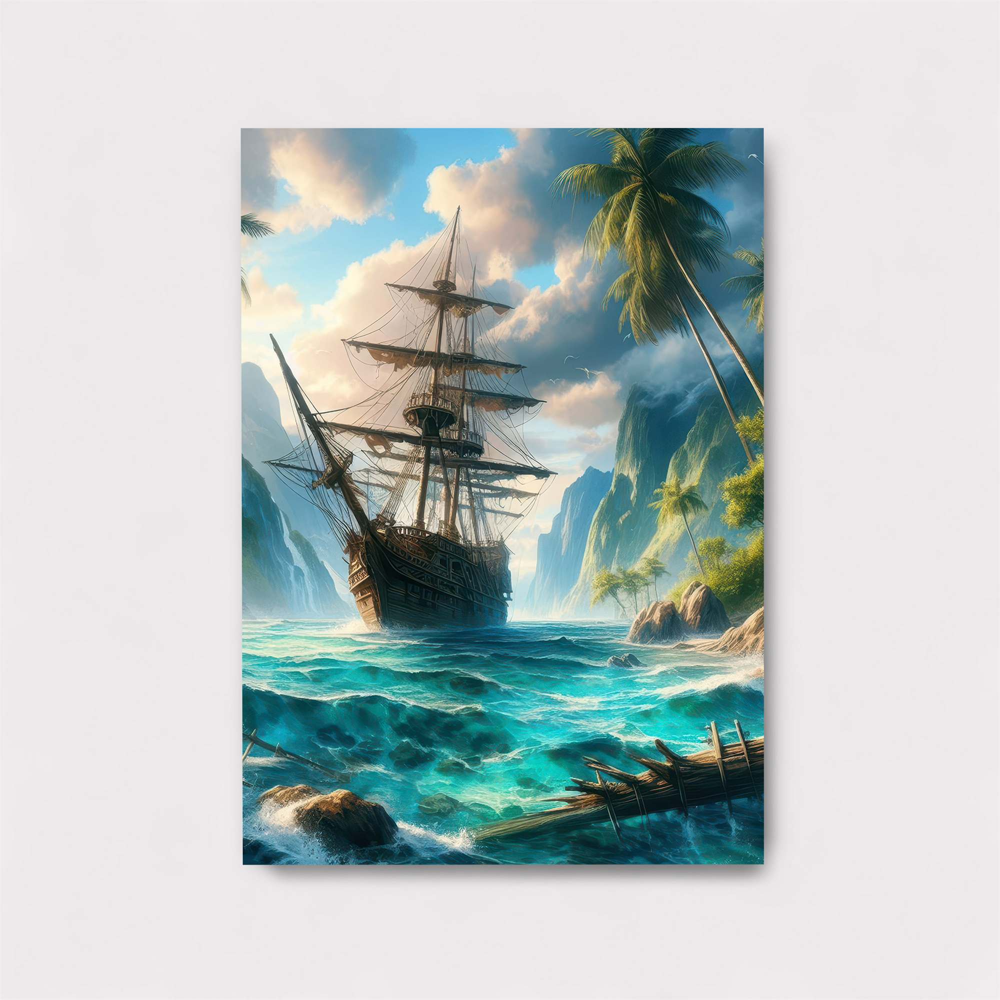 Pirate's Paradise Safe Wall Magnetic / M