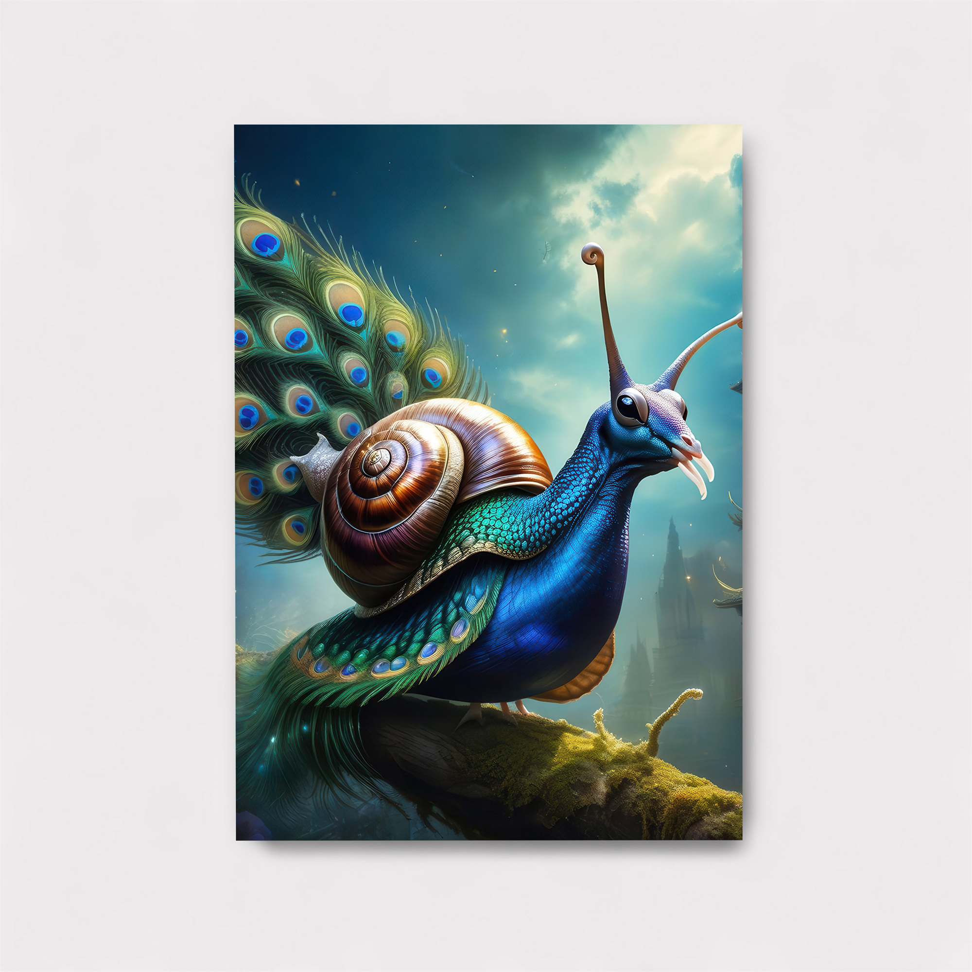 Peacock Snail Safe Wall Magnetic / M