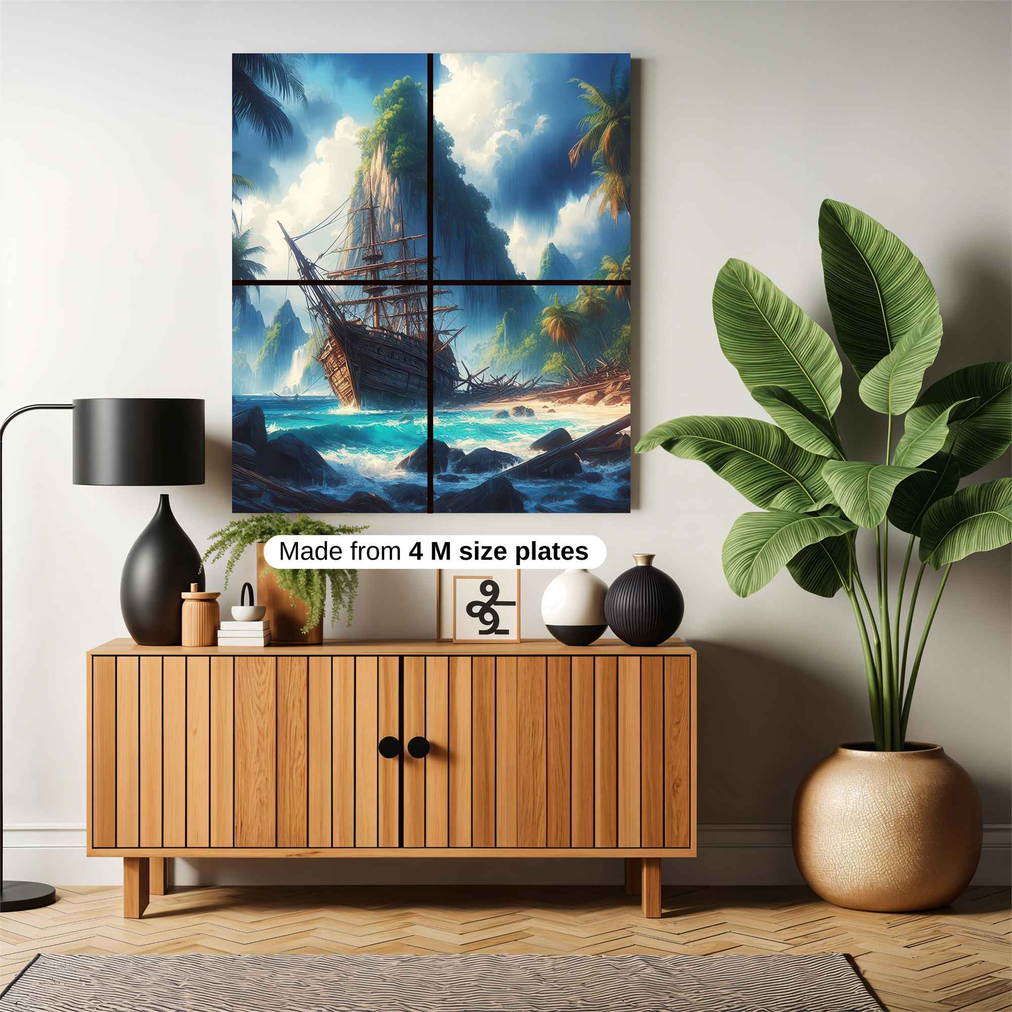 Pirate's Refuge Safe Wall Magnetic / M