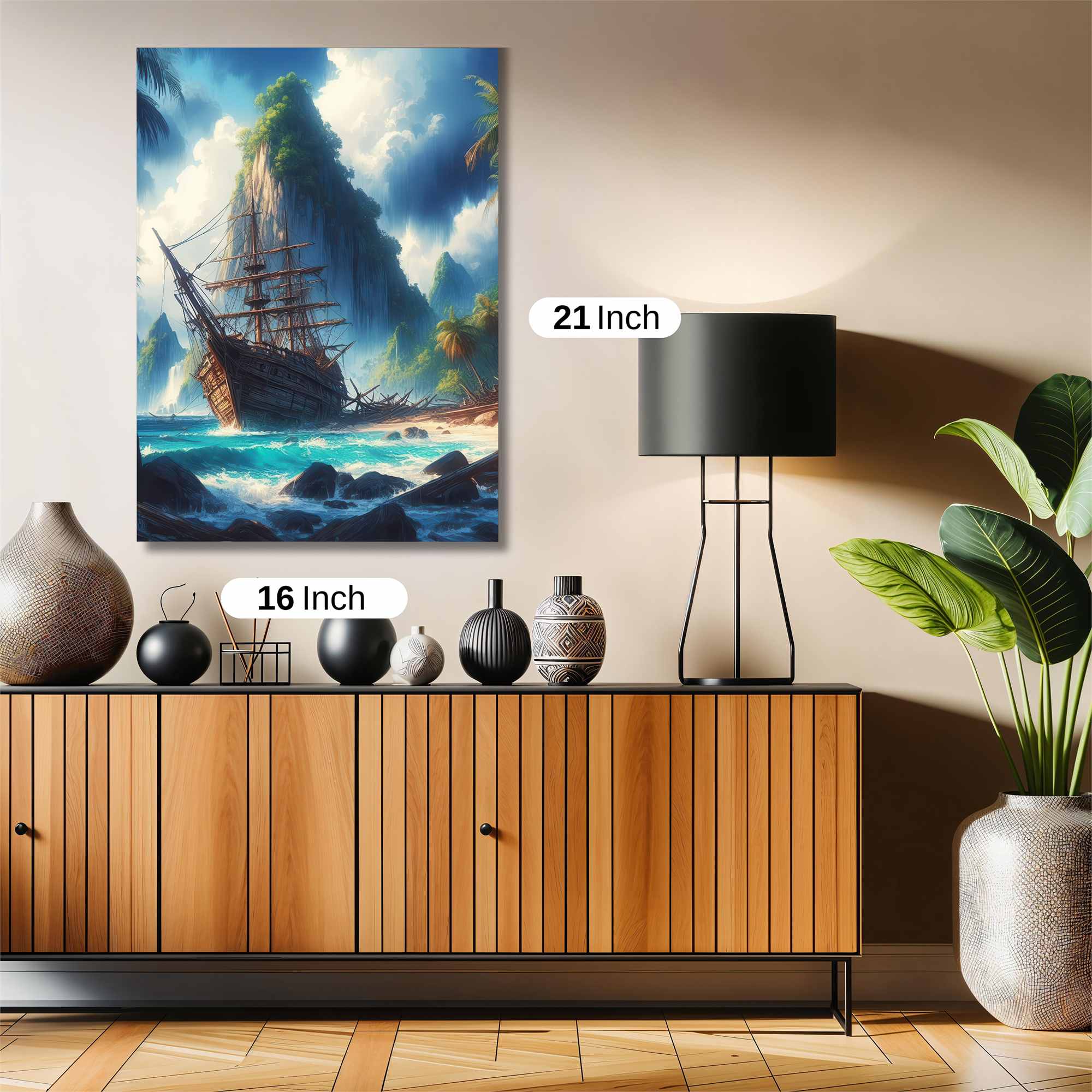 Pirate's Refuge Safe Wall Magnetic / M