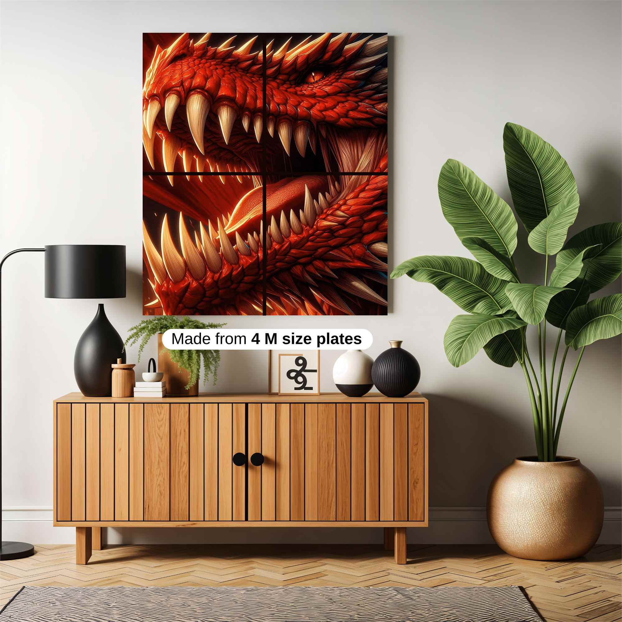 Dragon Ferocity Safe Wall Magnetic / M