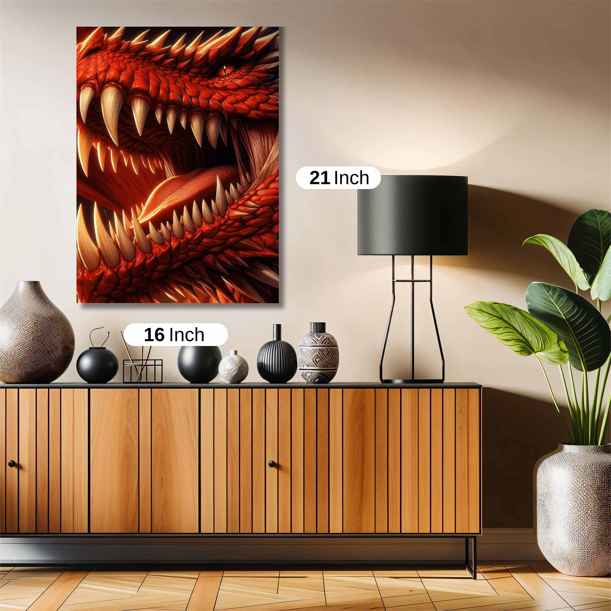 Dragon Ferocity Safe Wall Magnetic / M