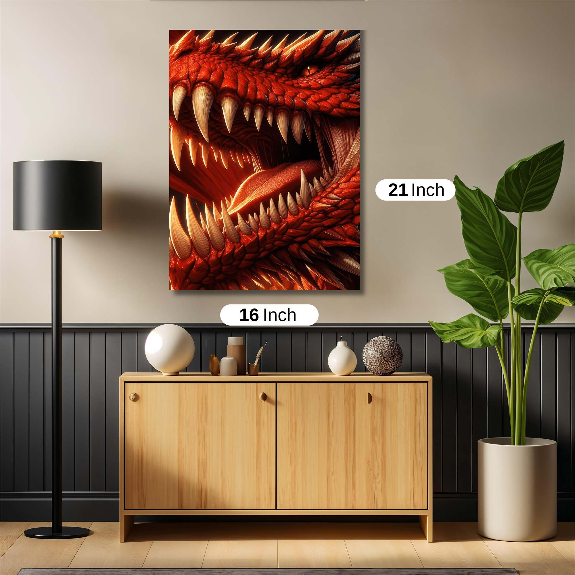 Dragon Ferocity Safe Wall Magnetic / M