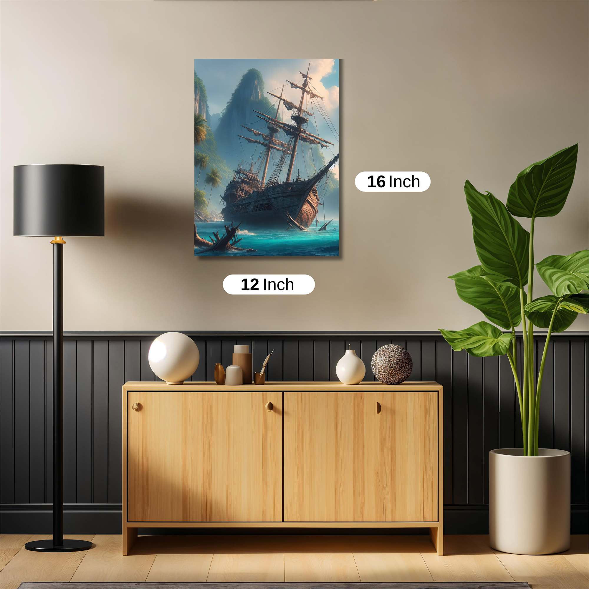 Blackbeard's Melancholy Safe Wall Magnetic / M