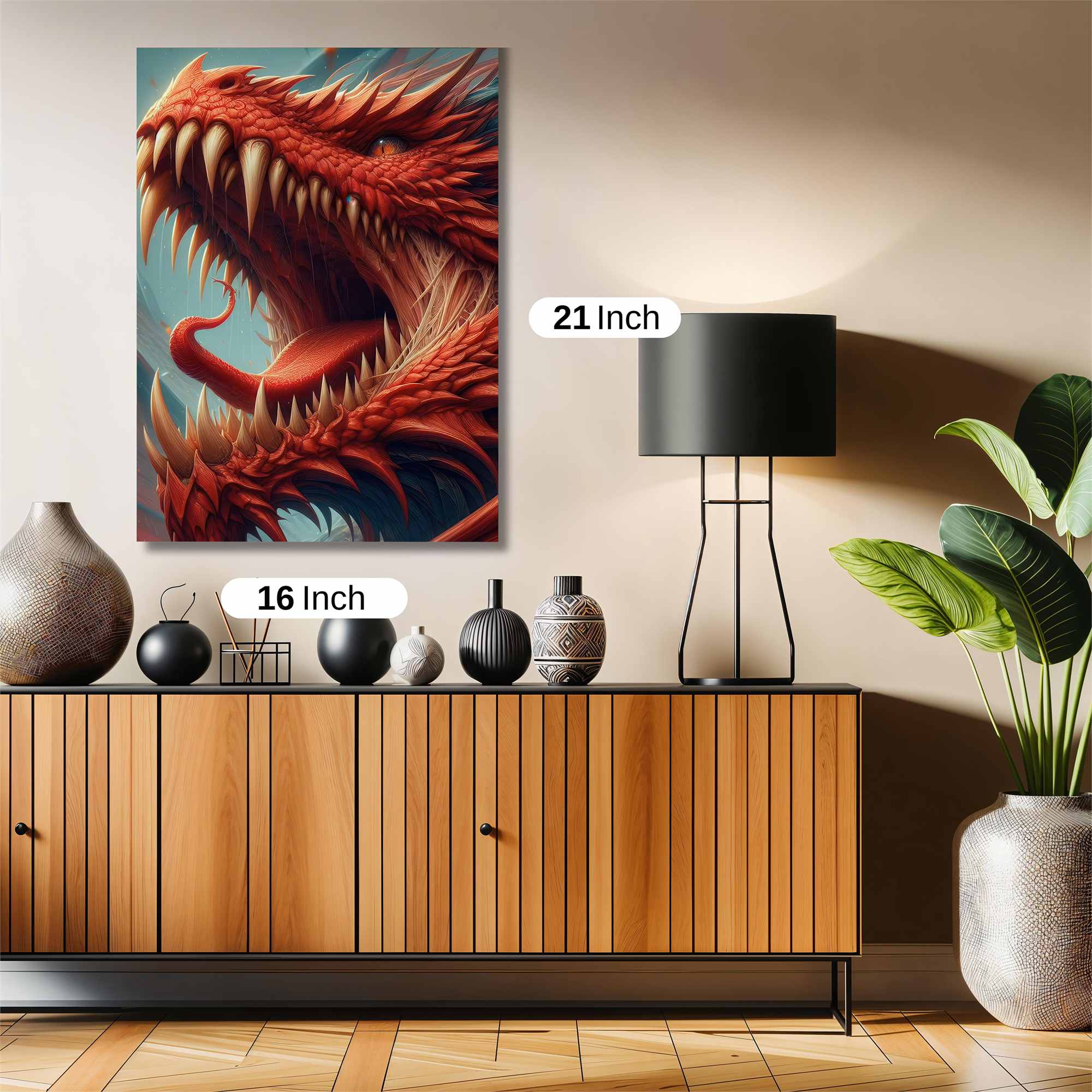 Dragon Fierce Safe Wall Magnetic / M