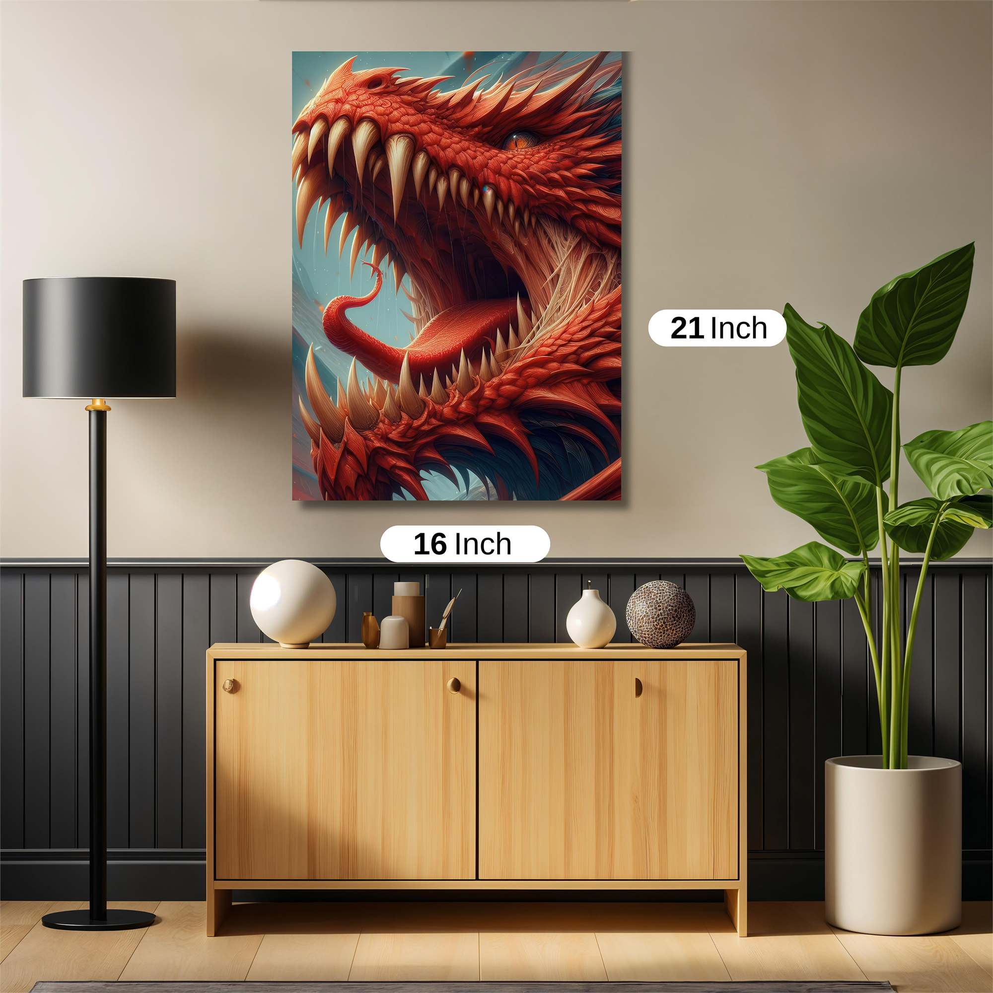 Dragon Fierce Safe Wall Magnetic / M