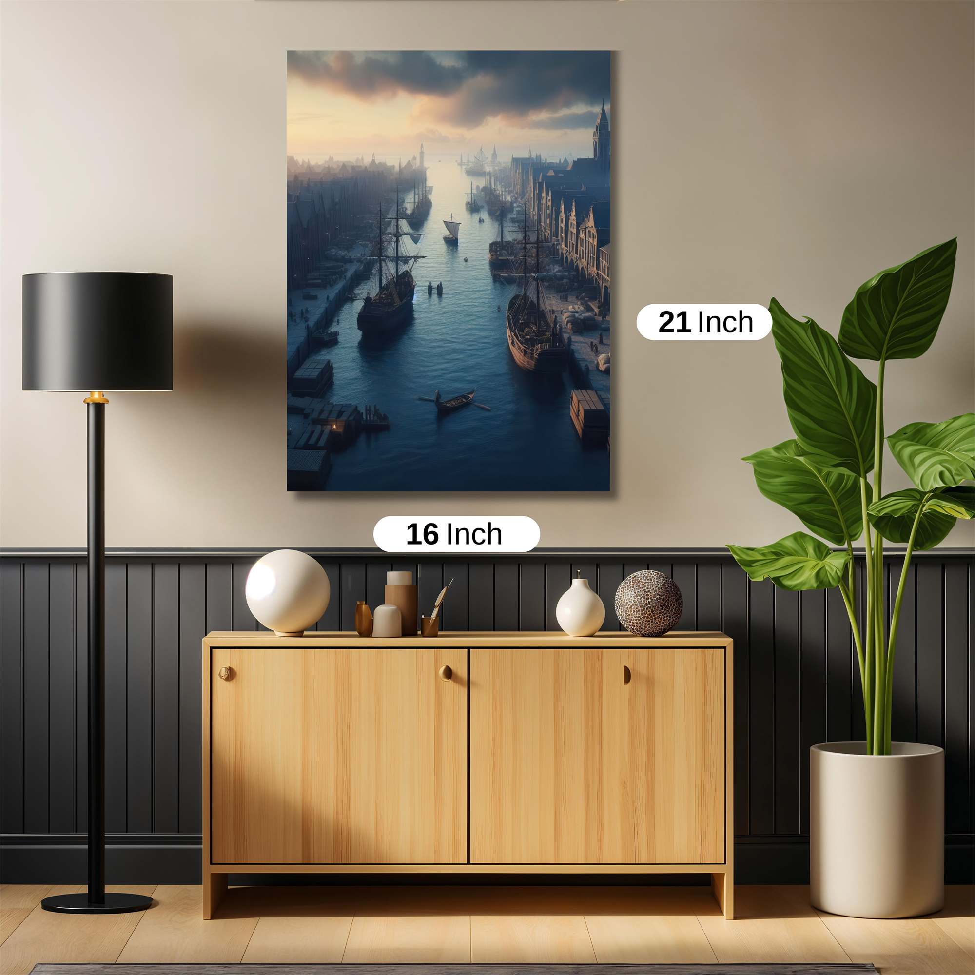 Harbor Twilight Safe Wall Magnetic / M