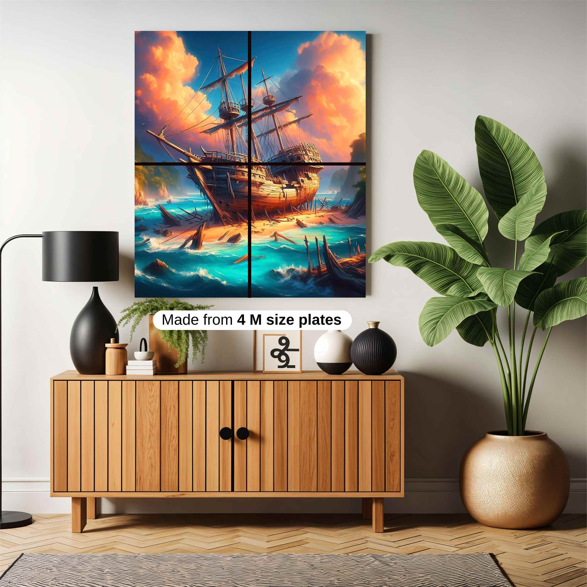 Shipwreck Serenity Safe Wall Magnetic / M