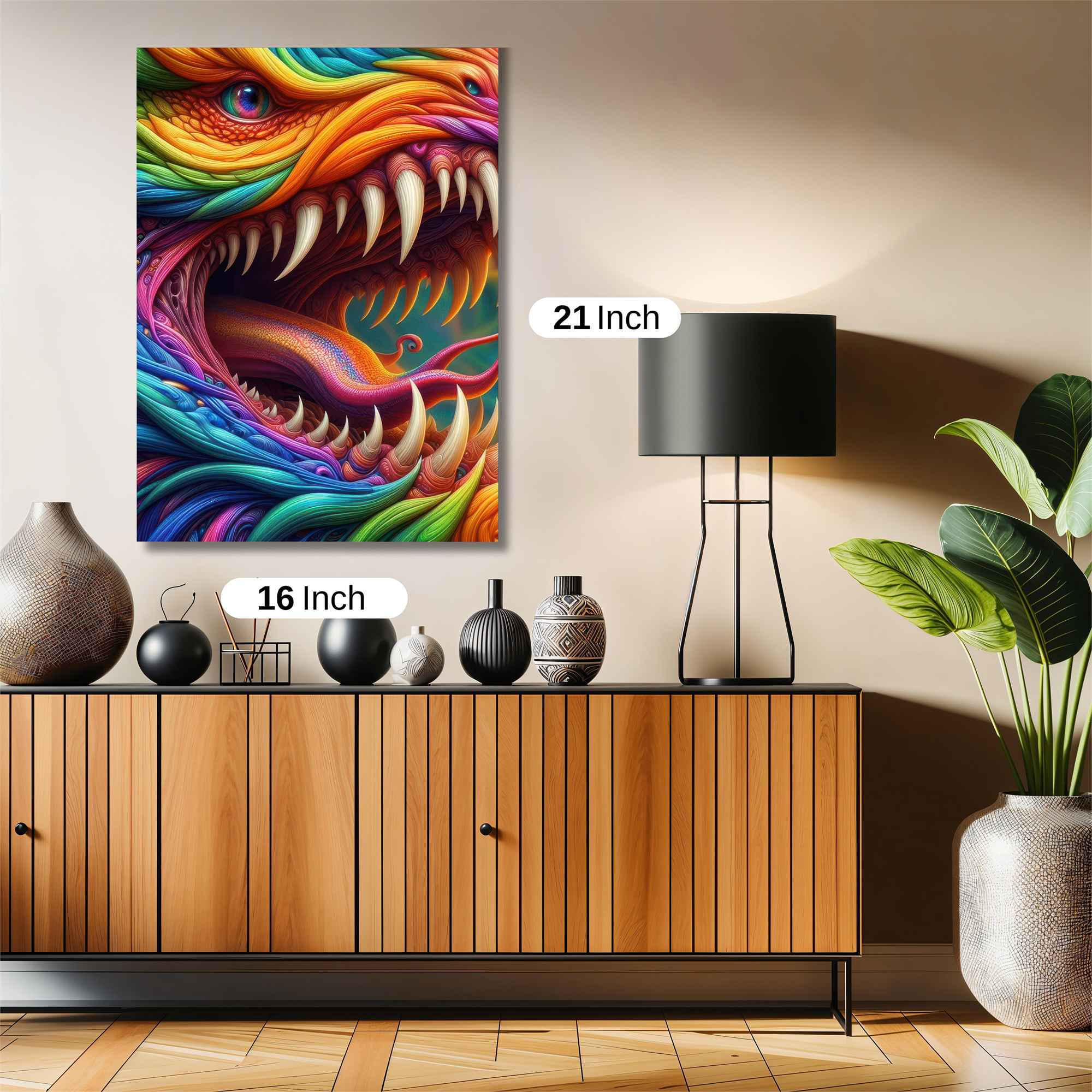 Rainbow Menace Safe Wall Magnetic / M