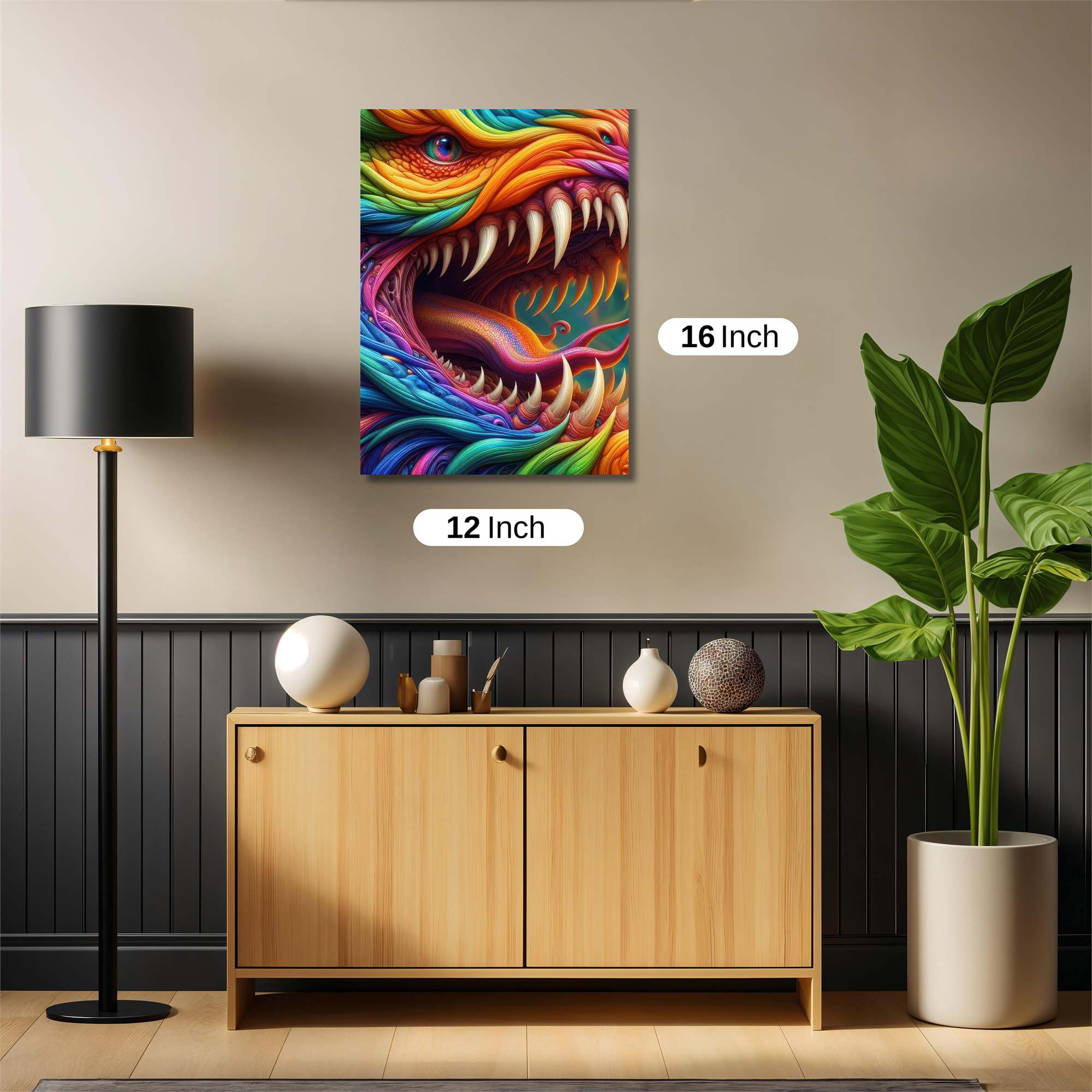Rainbow Menace Safe Wall Magnetic / M