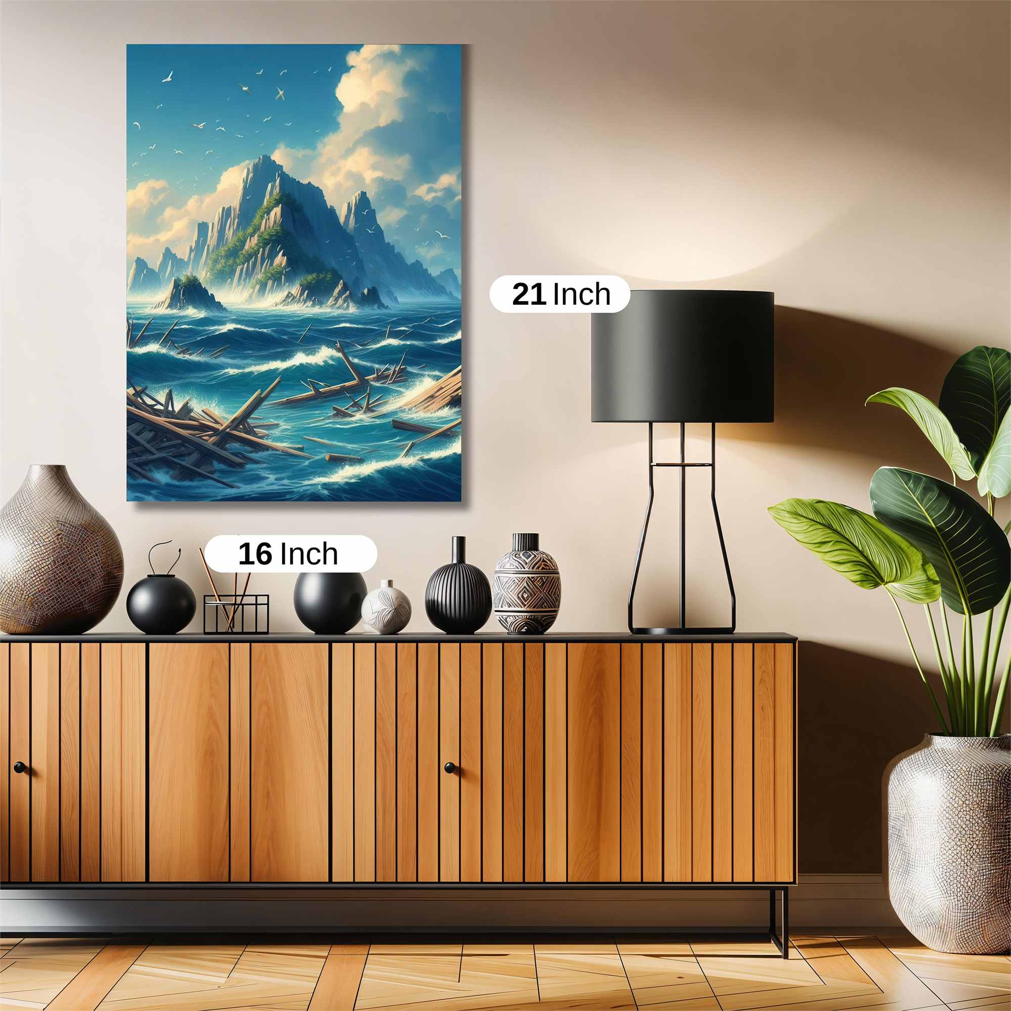 Island Serenity Safe Wall Magnetic / M