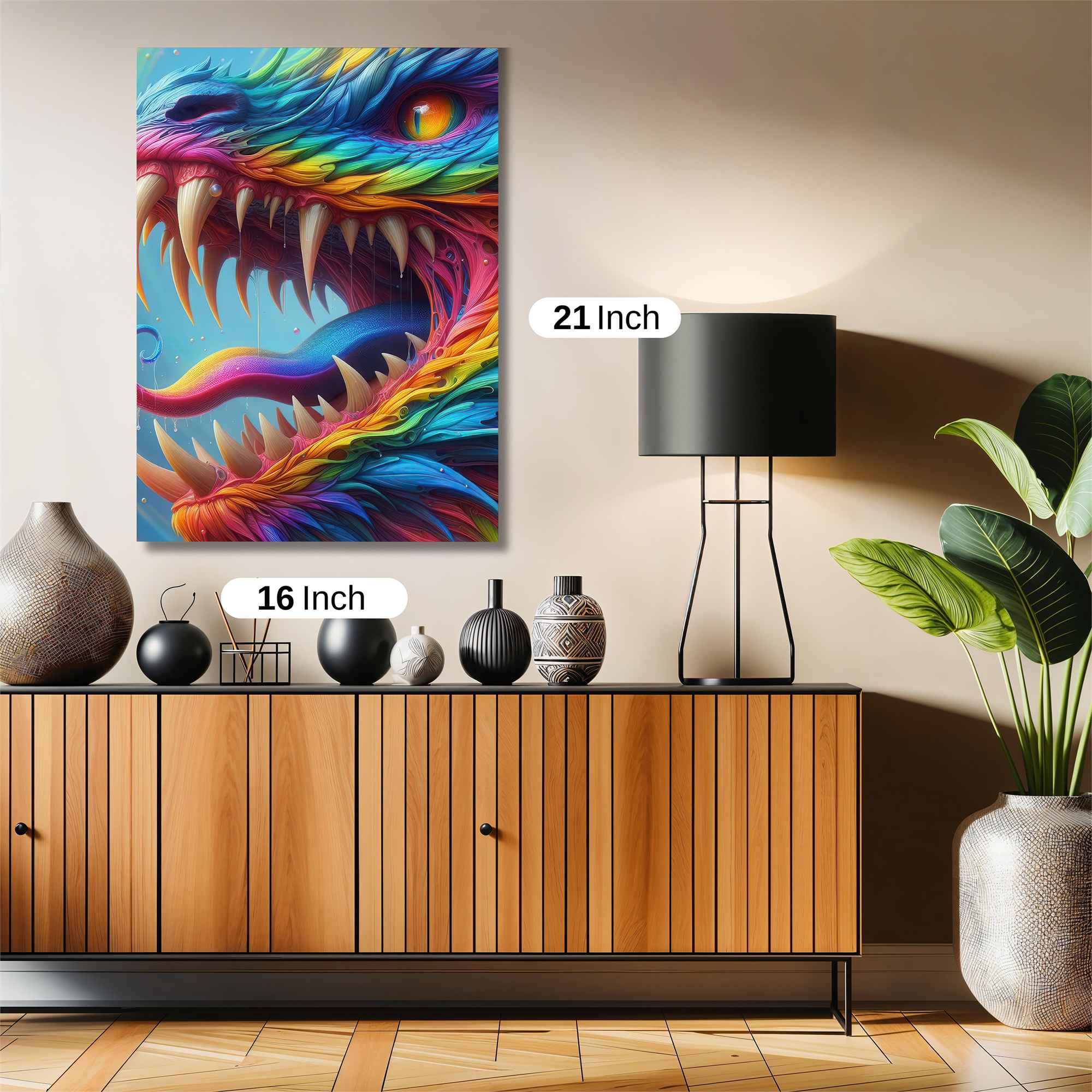 Rainbow Dragon Safe Wall Magnetic / M