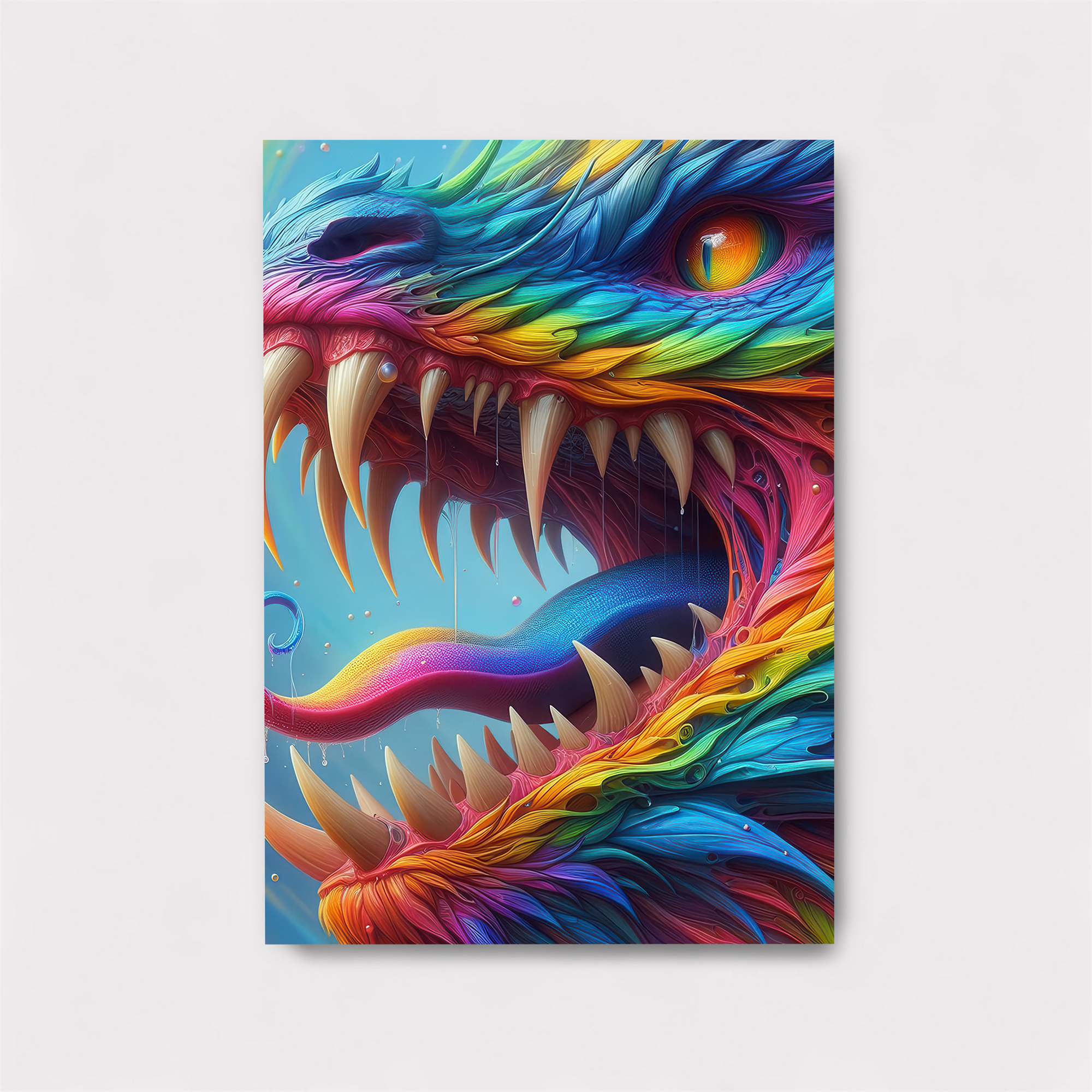 Rainbow Dragon Safe Wall Magnetic / M