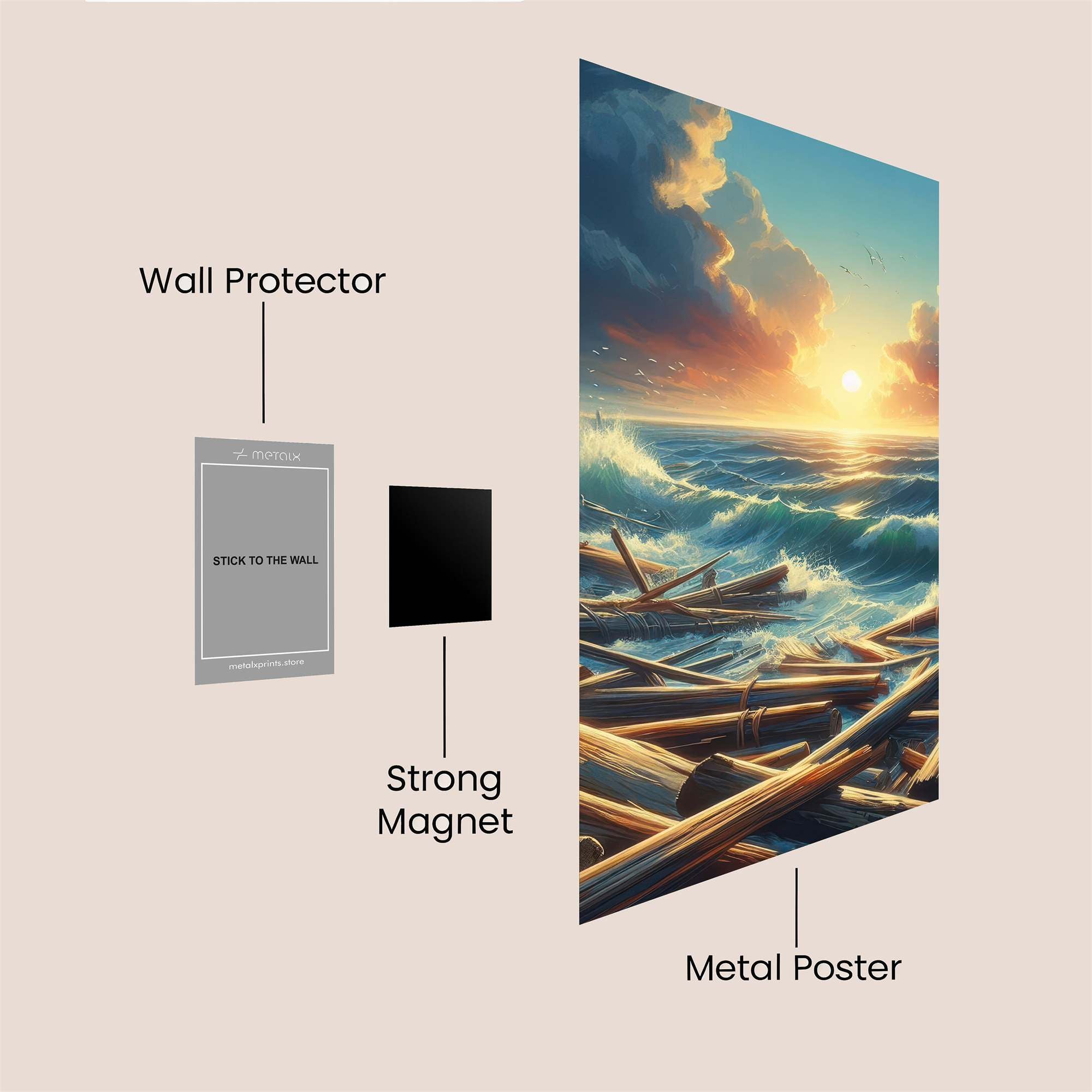Sunken Hope Safe Wall Magnetic / M