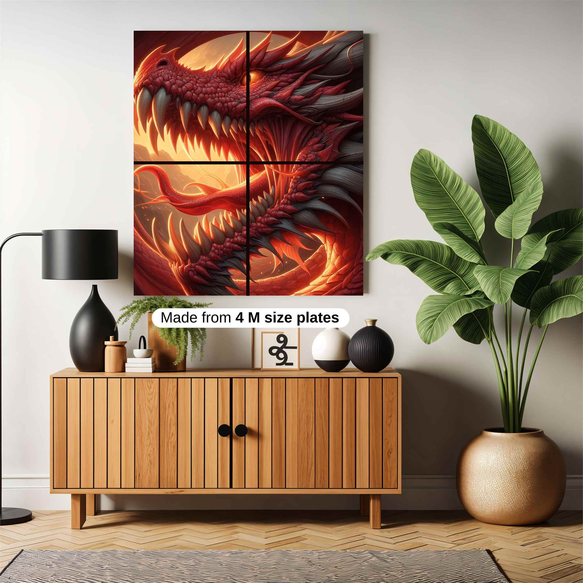 Dragon Blaze Safe Wall Magnetic / M