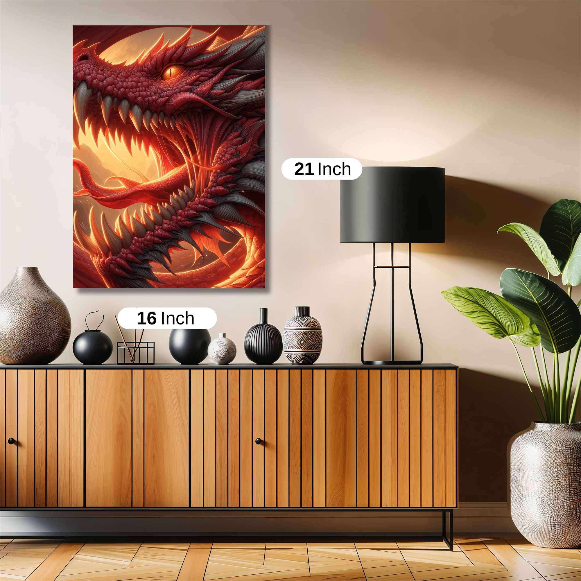 Dragon Blaze Safe Wall Magnetic / M