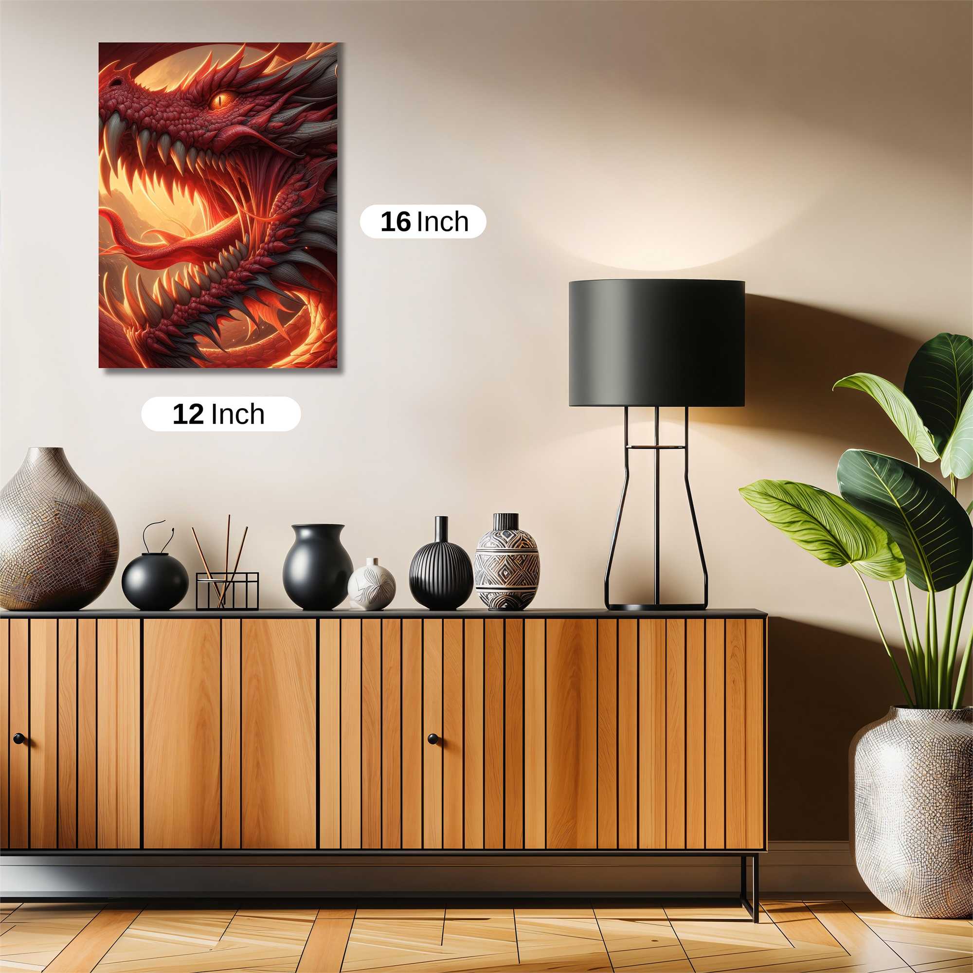 Dragon Blaze Safe Wall Magnetic / M