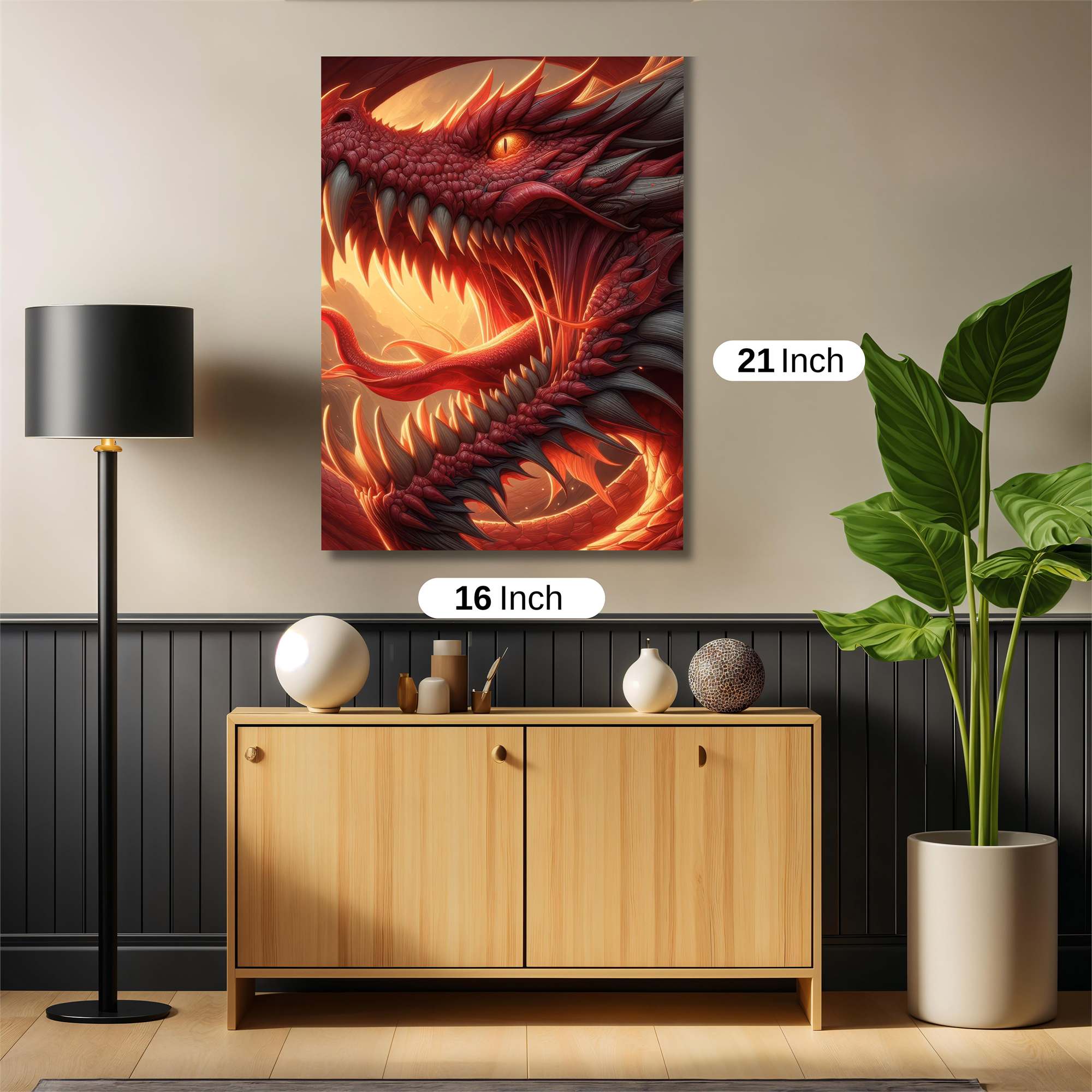 Dragon Blaze Safe Wall Magnetic / M