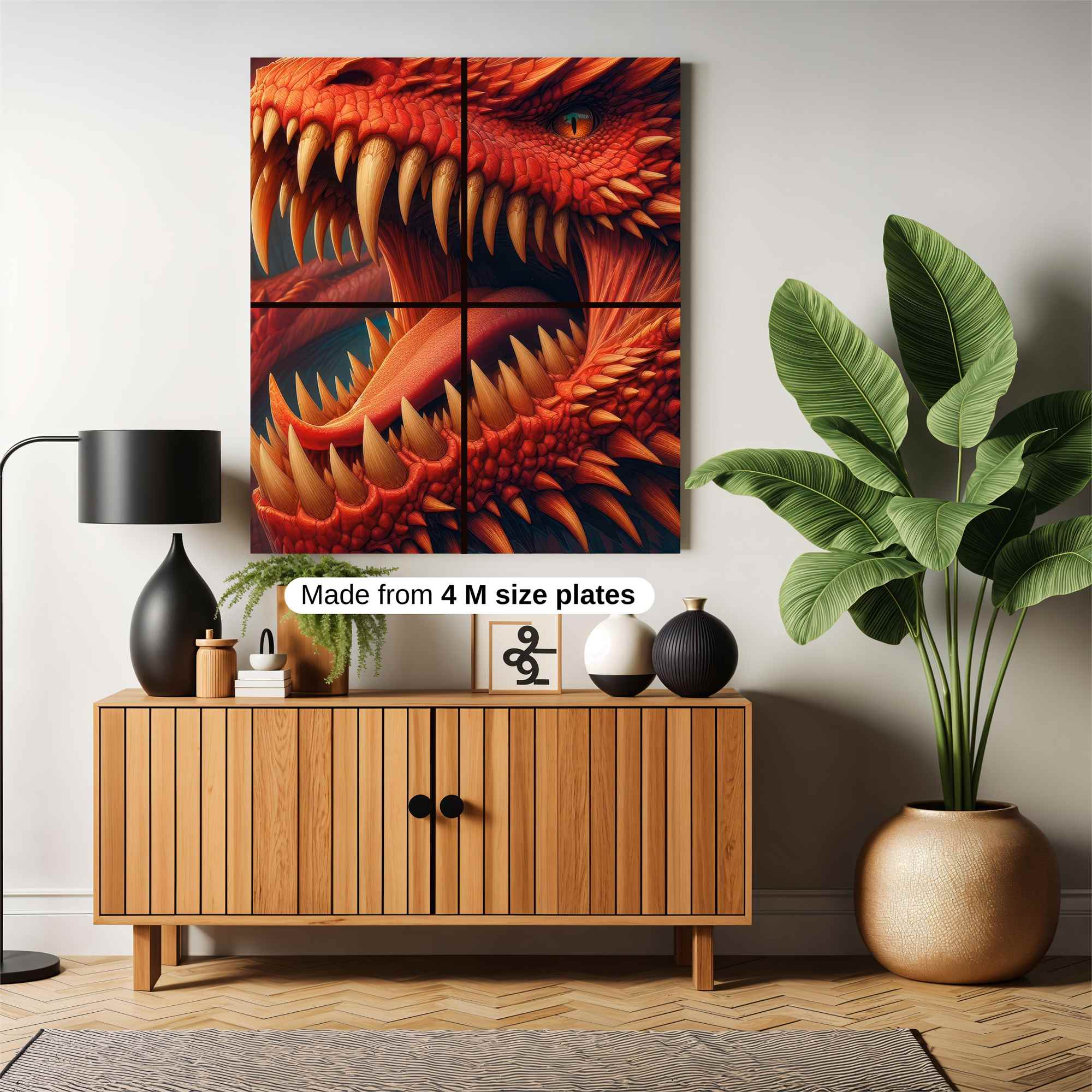 Dragon Ferocious Safe Wall Magnetic / M