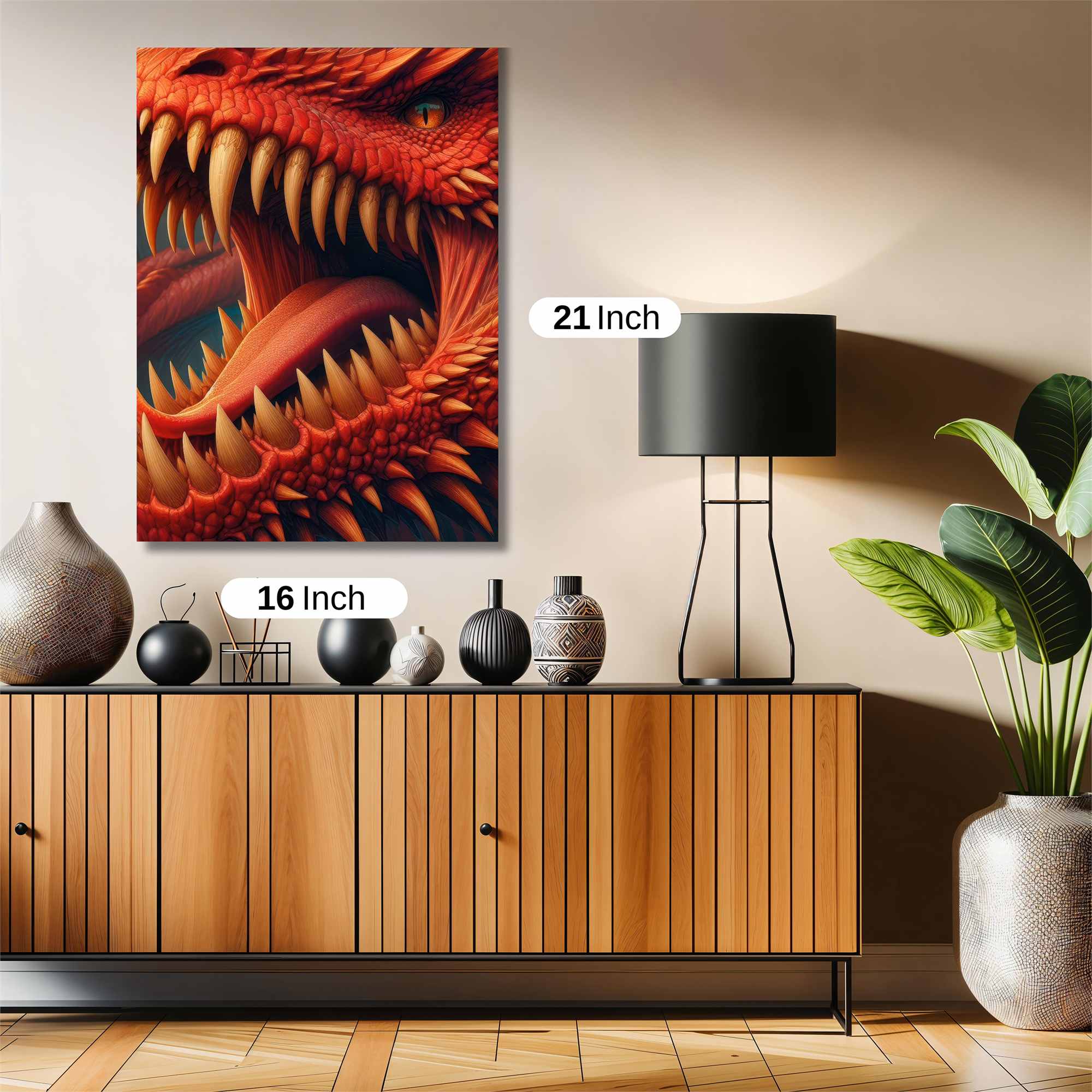 Dragon Ferocious Safe Wall Magnetic / M