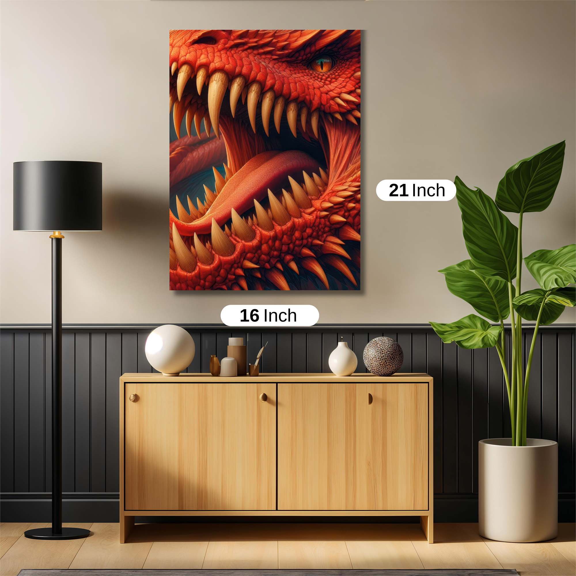 Dragon Ferocious Safe Wall Magnetic / M