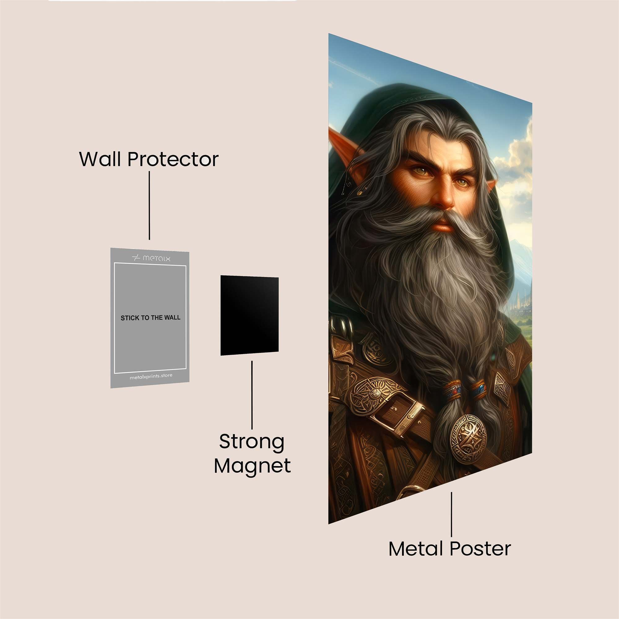 Elf Serenity Safe Wall Magnetic / M