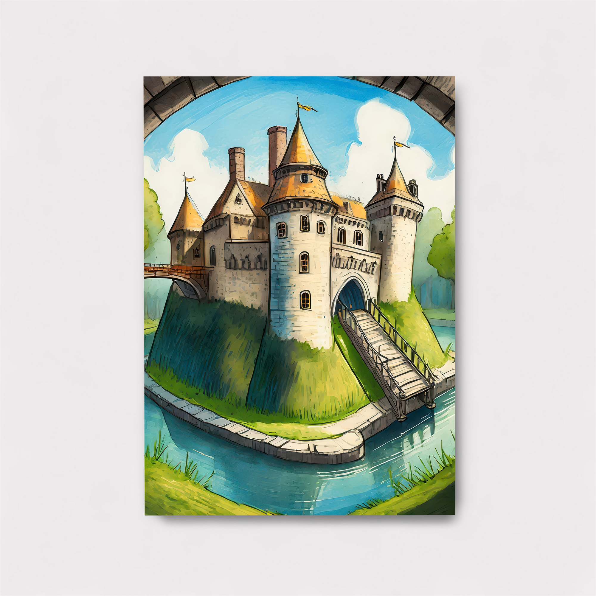 Castle Whimsy Safe Wall Magnetic / M