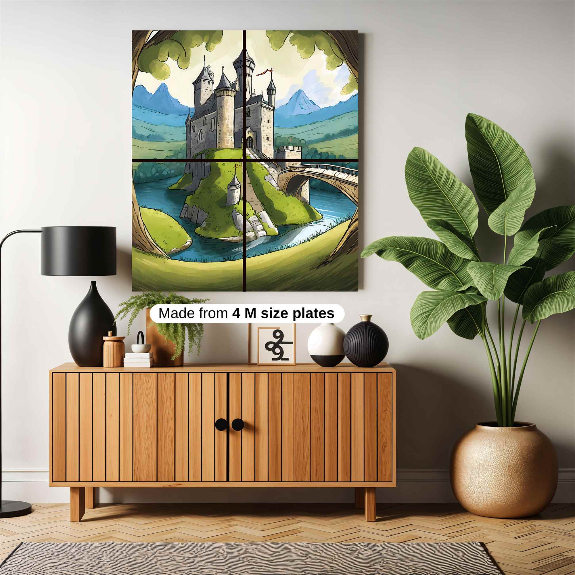 Castle Tranquil Safe Wall Magnetic / M