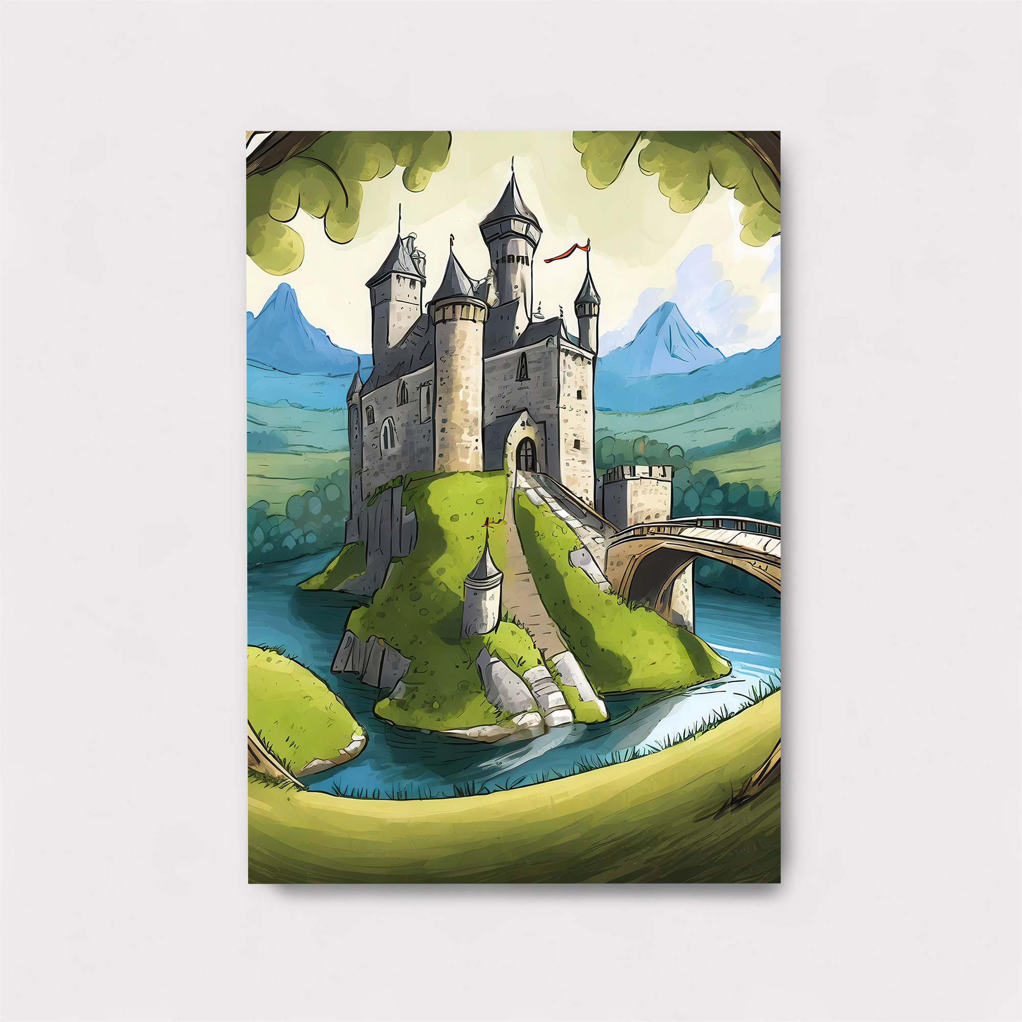 Castle Tranquil Safe Wall Magnetic / M