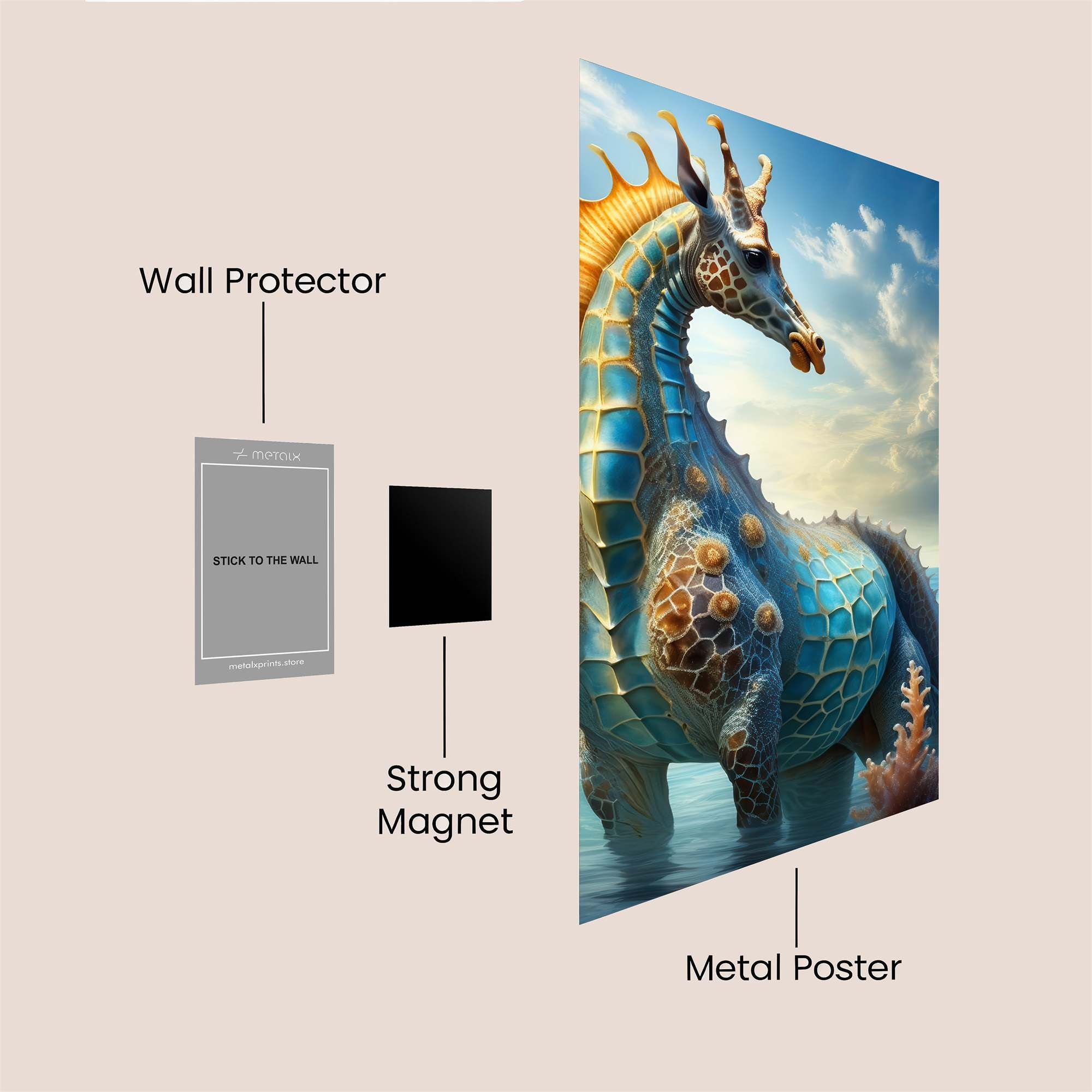 SeaMajesty Safe Wall Magnetic / M