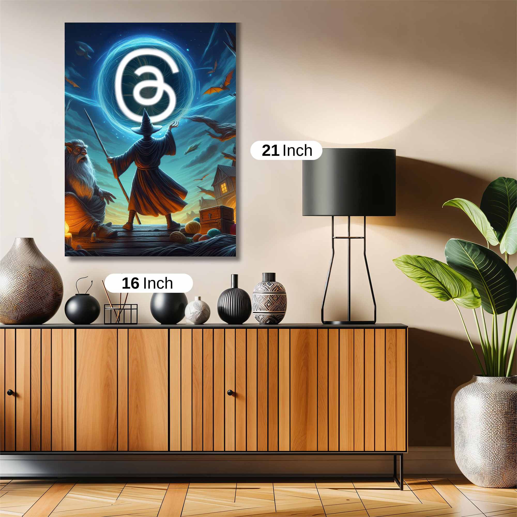 Wizard Whimsy Safe Wall Magnetic / M