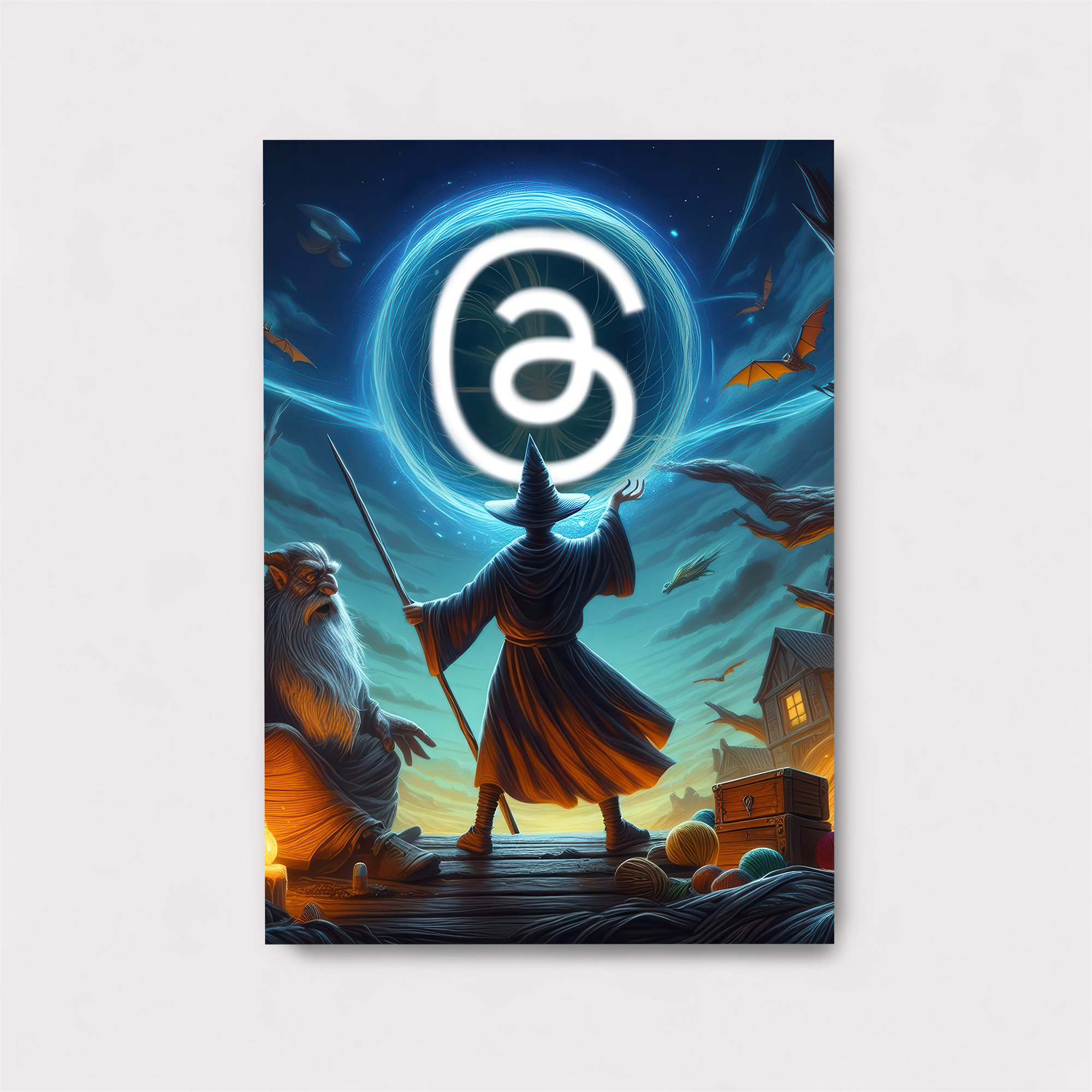 Wizard Whimsy Safe Wall Magnetic / M