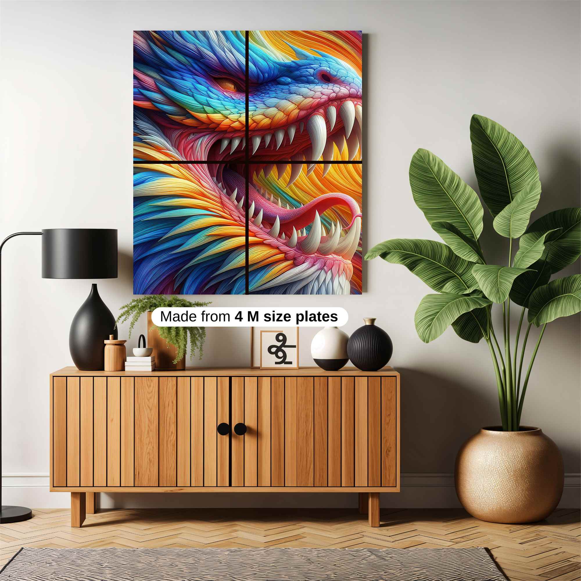 Rainbow Rage Safe Wall Magnetic / M