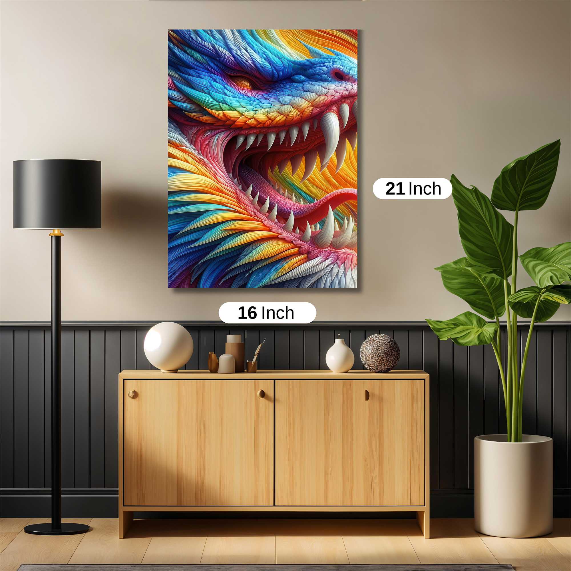 Rainbow Rage Safe Wall Magnetic / M