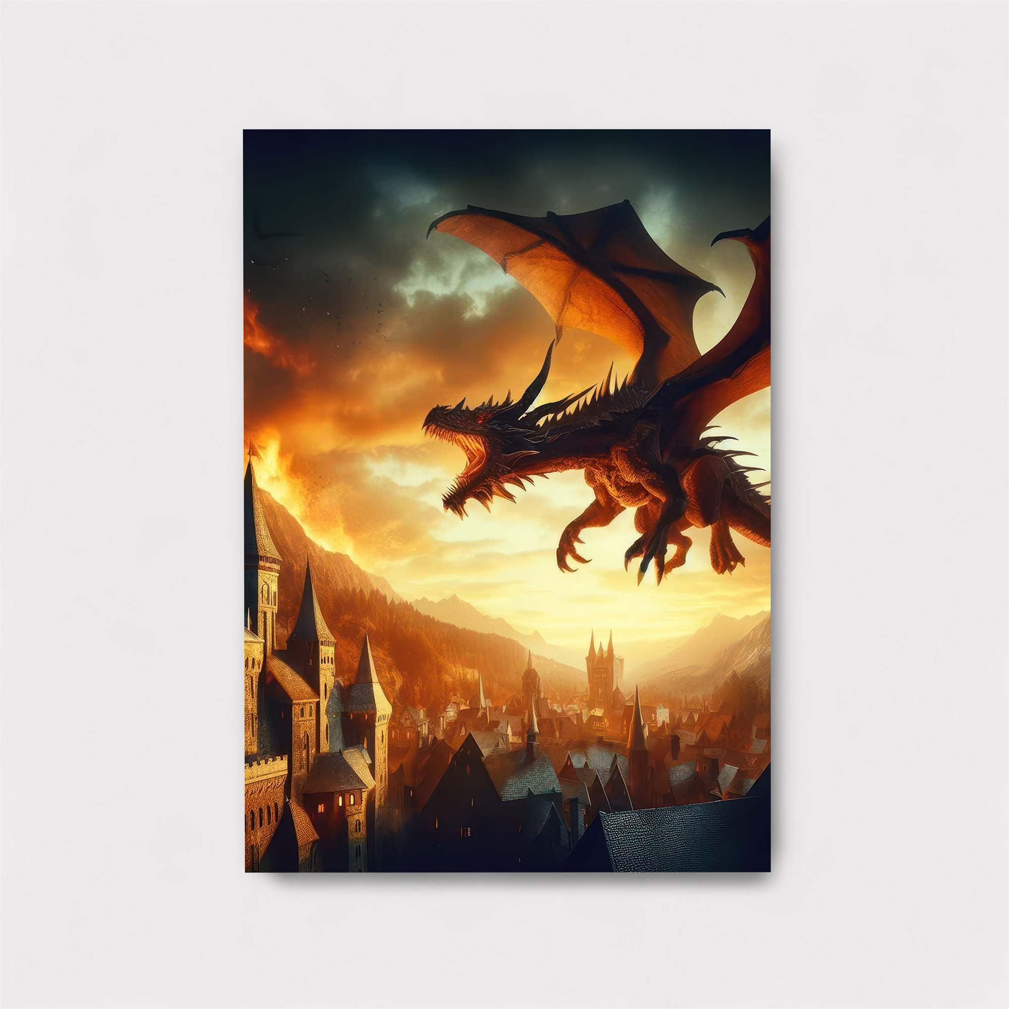 Dragon Apocalypse Safe Wall Magnetic / M