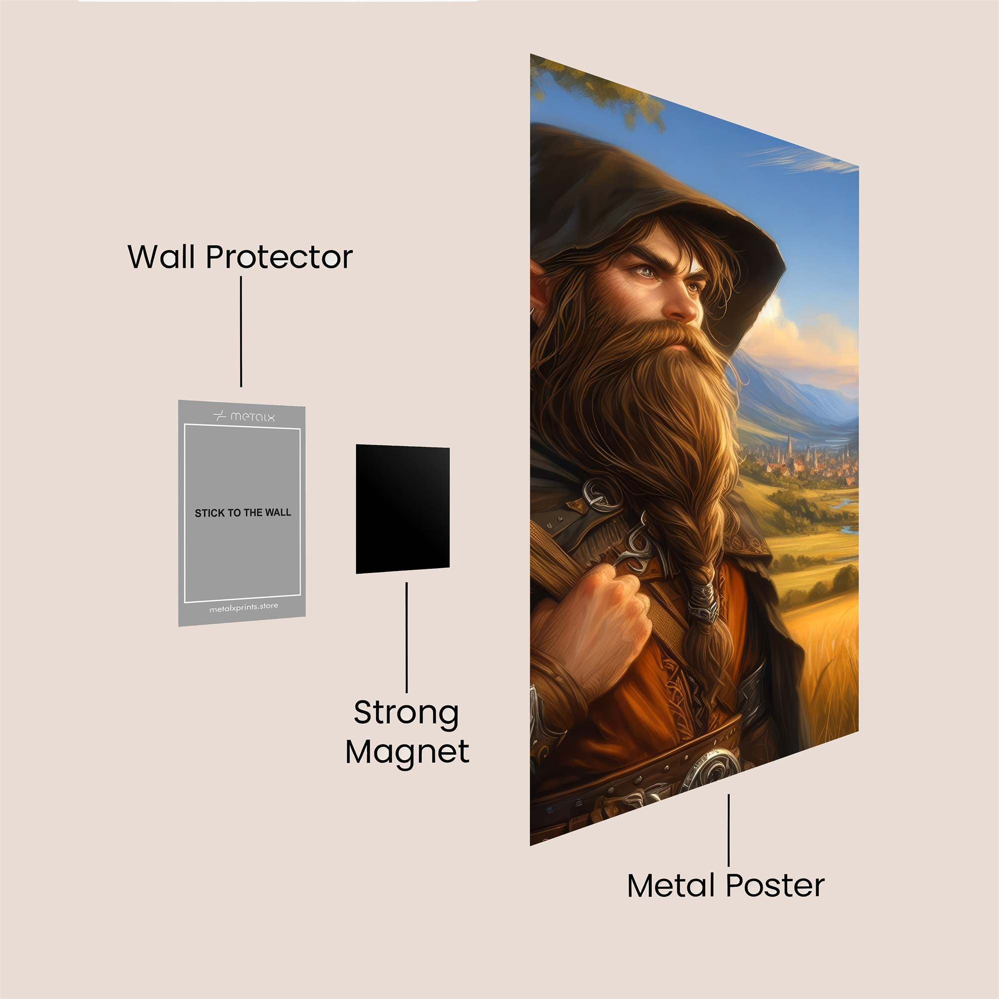 Elf Adventurous Safe Wall Magnetic / M