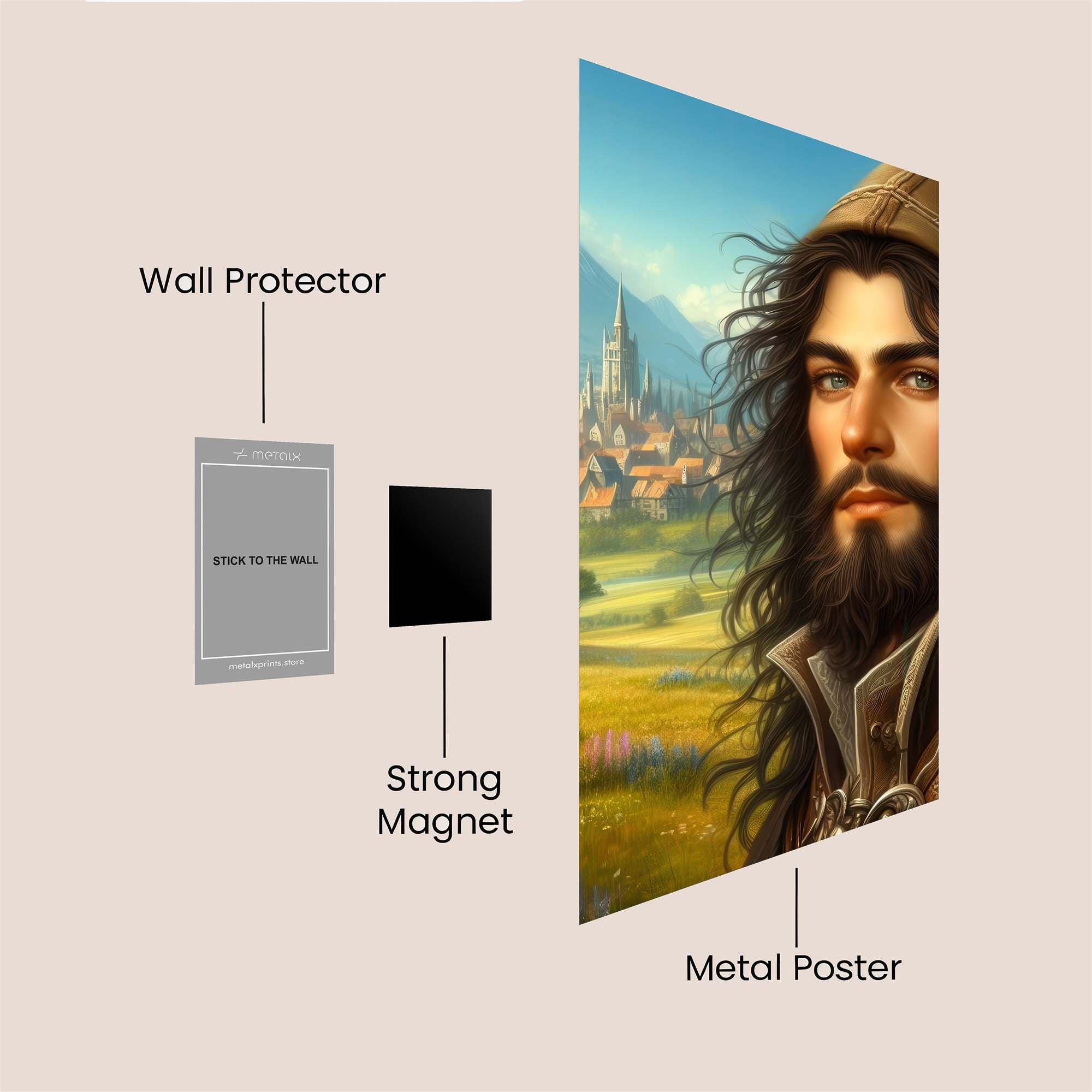 Elven Serenity Safe Wall Magnetic / M