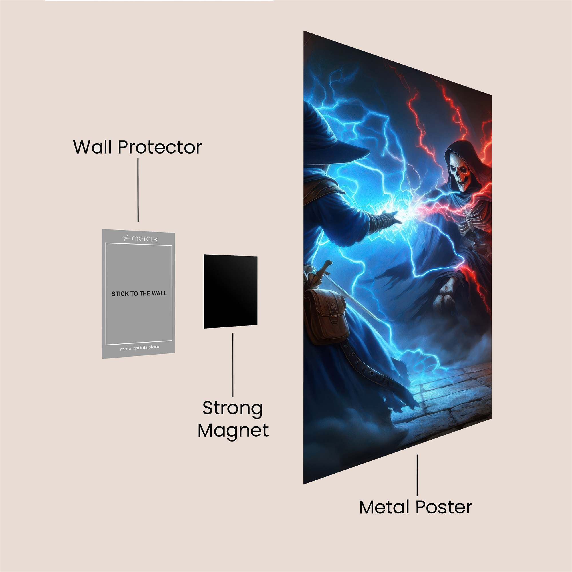 Wizard Clash Safe Wall Magnetic / M