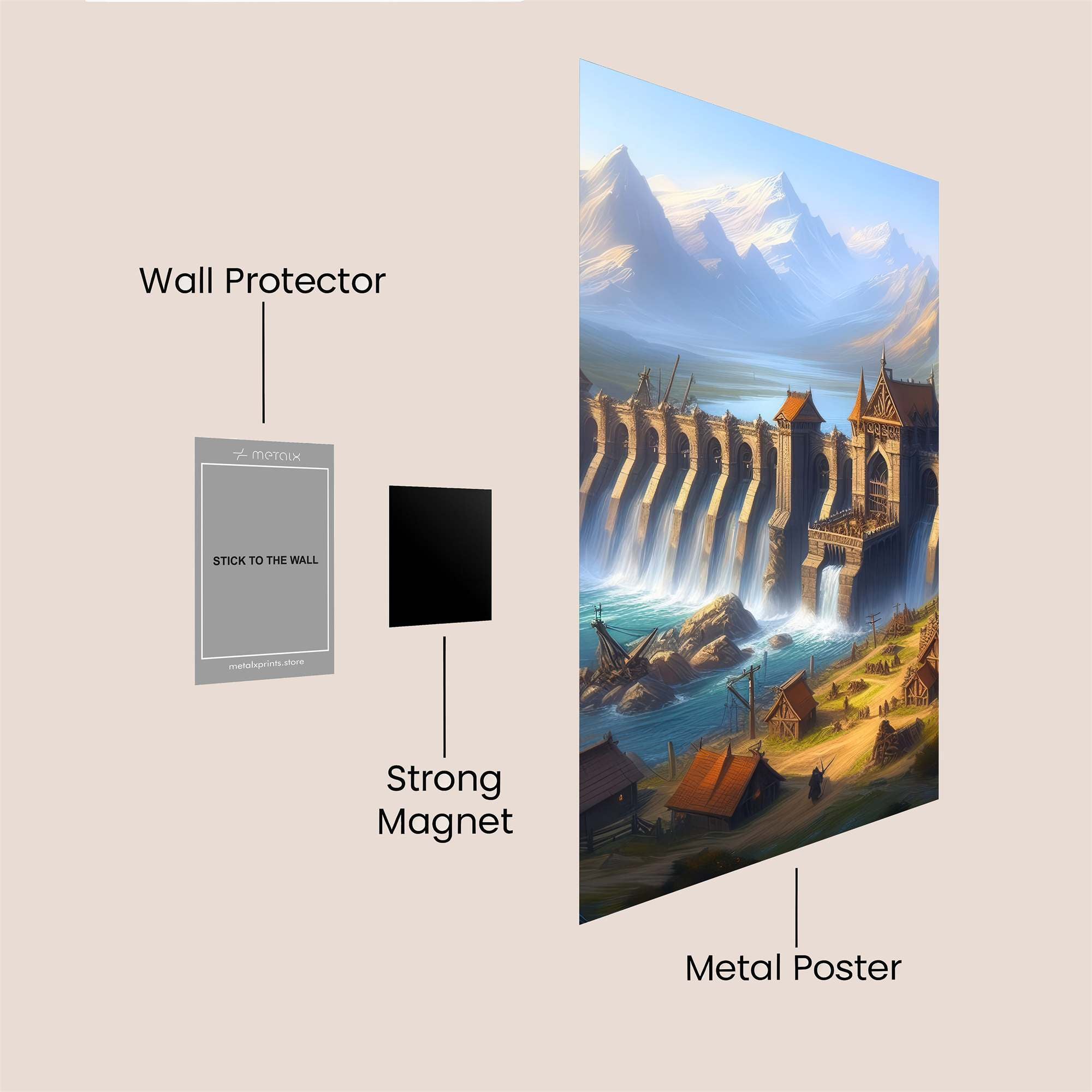 Dam Serenity Safe Wall Magnetic / M