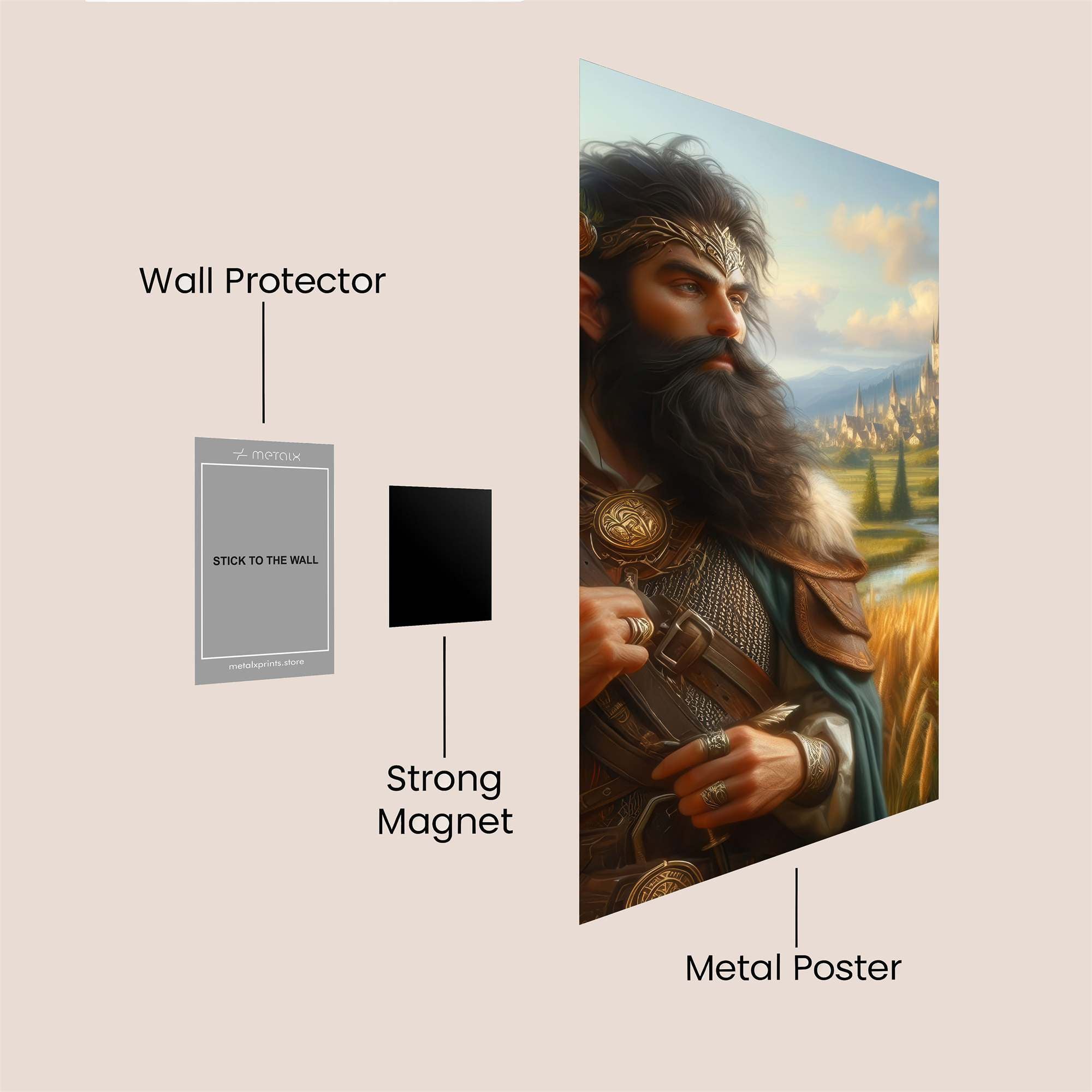 Elf Sovereign Safe Wall Magnetic / M