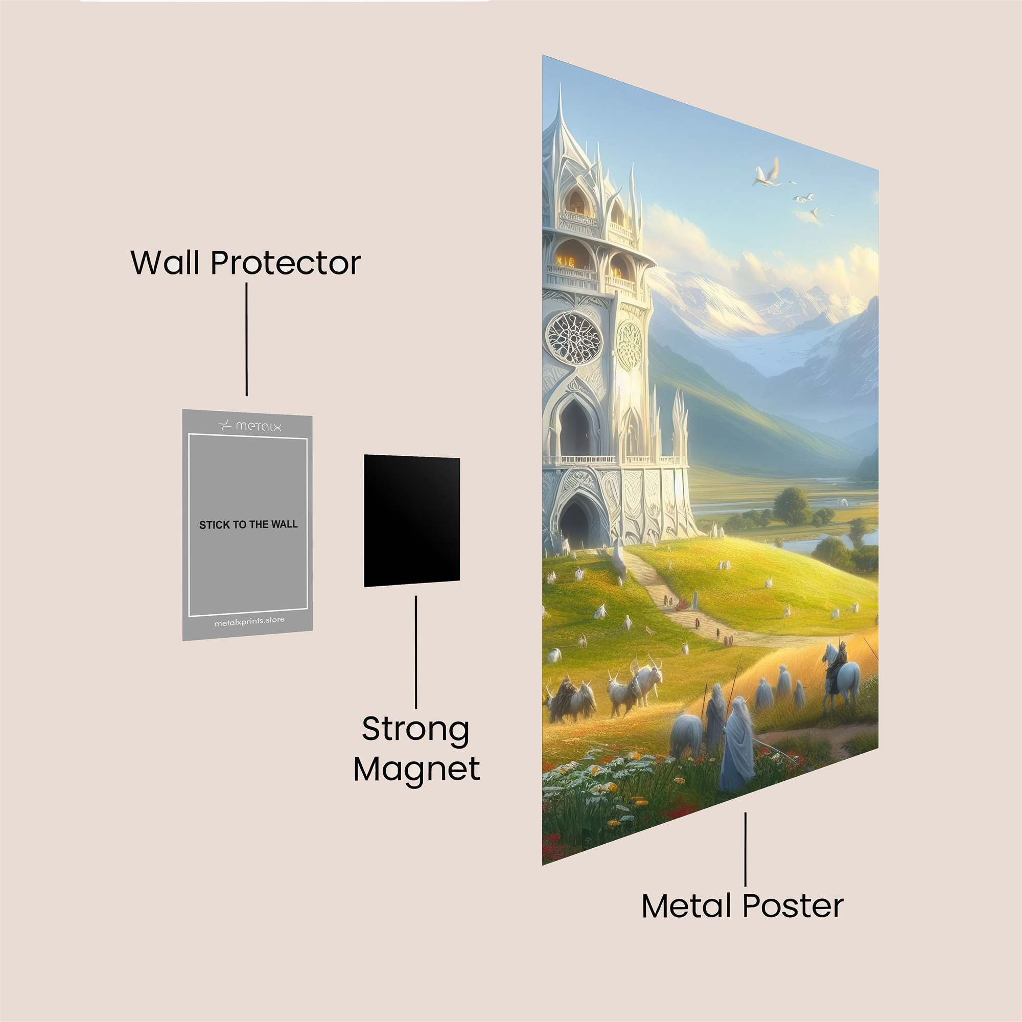 Eldertower Serenity Safe Wall Magnetic / M