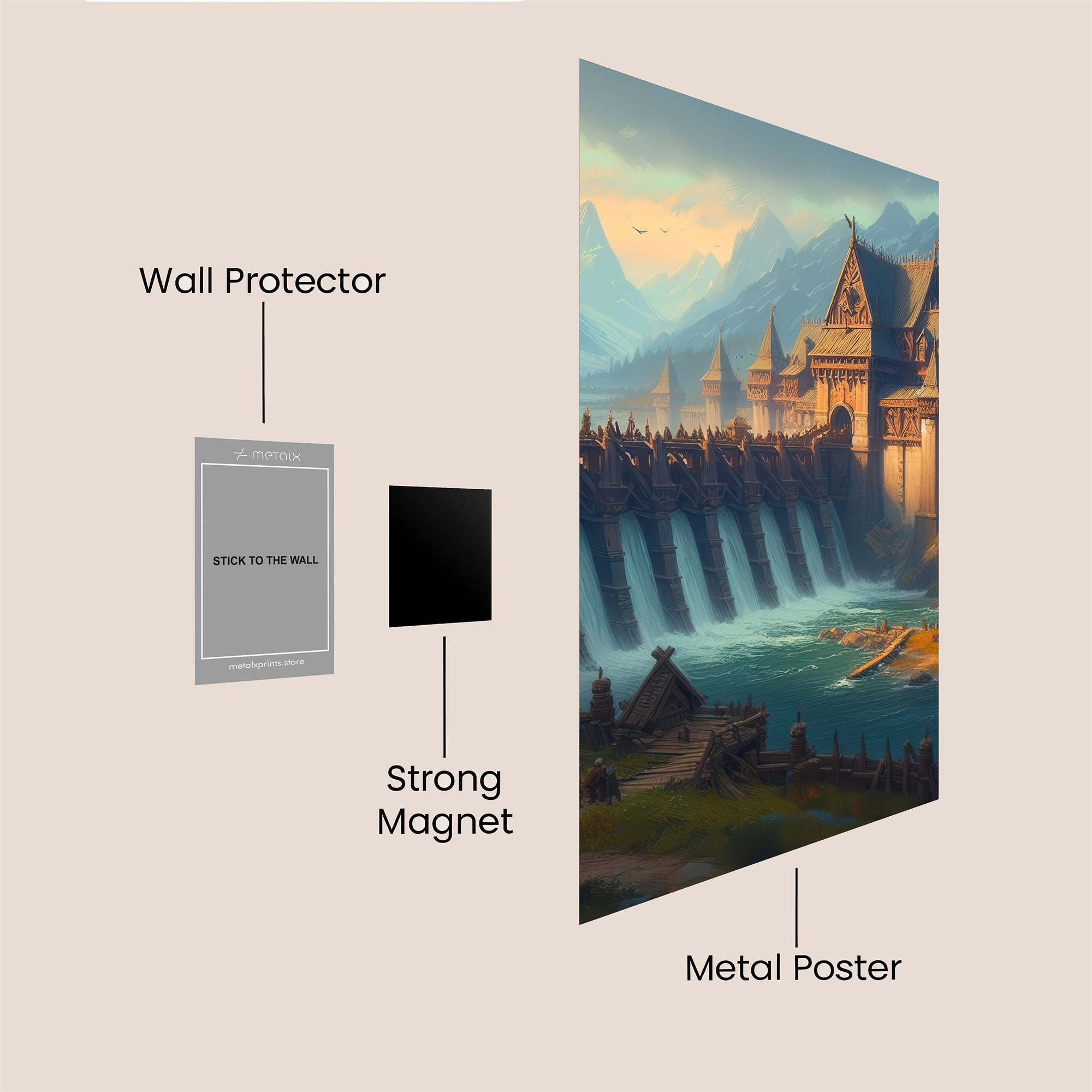 Hydro Haven Safe Wall Magnetic / M