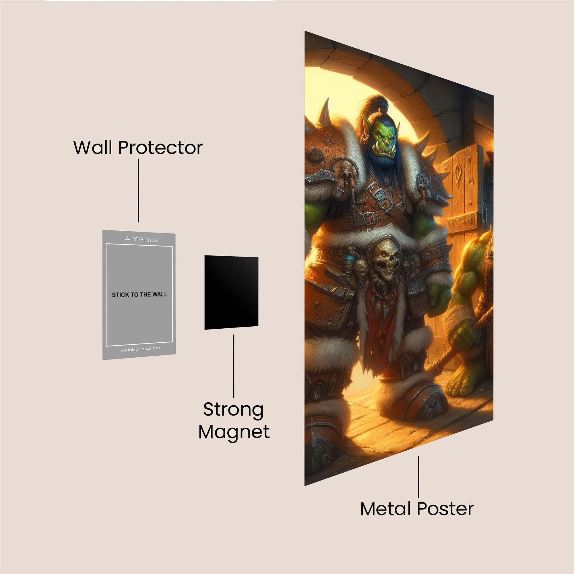 Thrall Resolute Safe Wall Magnetic / M
