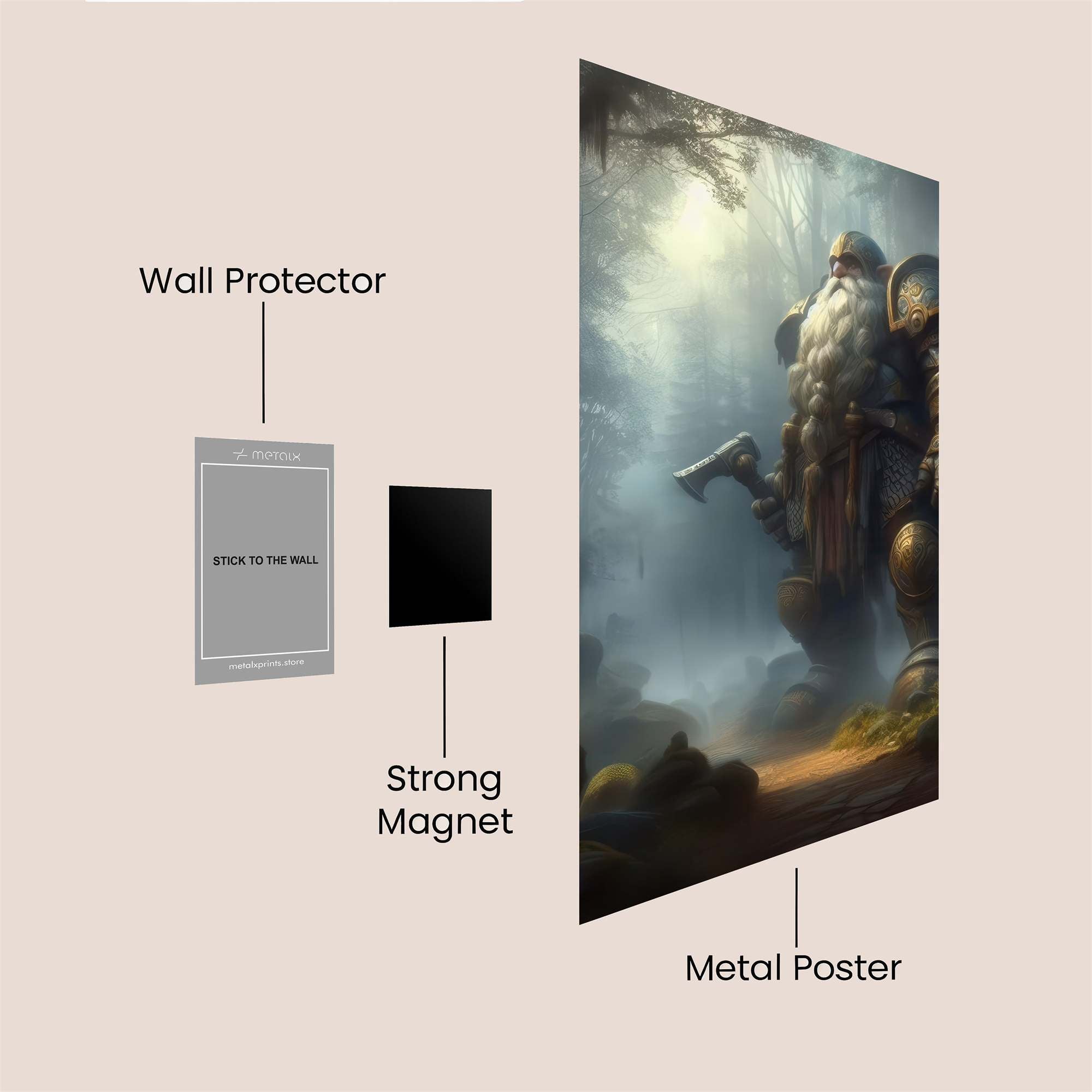 Giant Serenity Safe Wall Magnetic / M