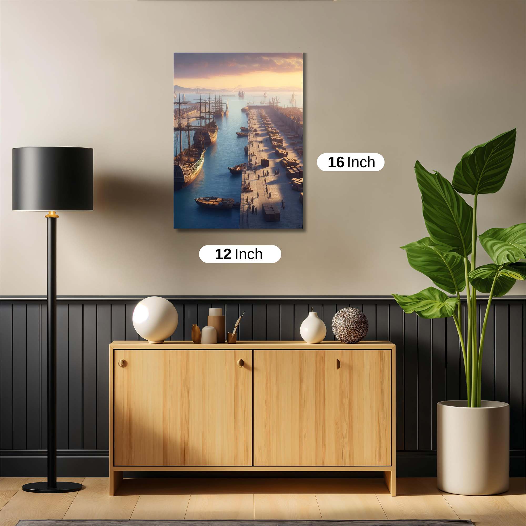 Harbor Twilight Safe Wall Magnetic / M