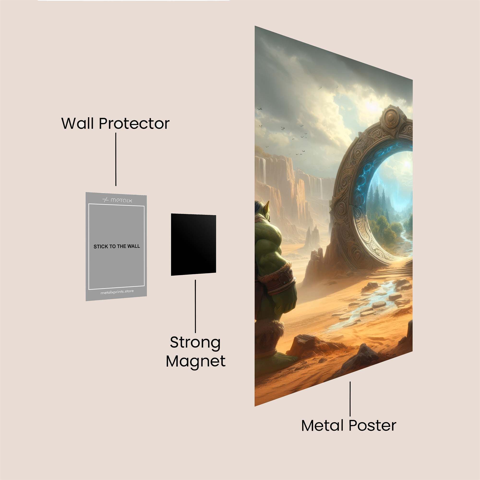 Thrall Enigma Safe Wall Magnetic / M